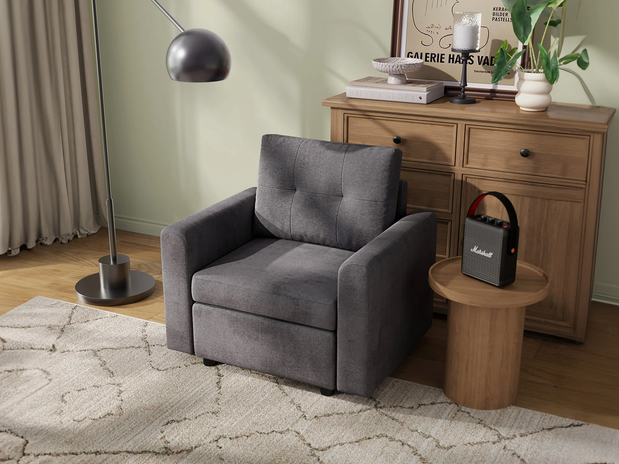 RUBIK III  1 Seat Armchair - Image 3