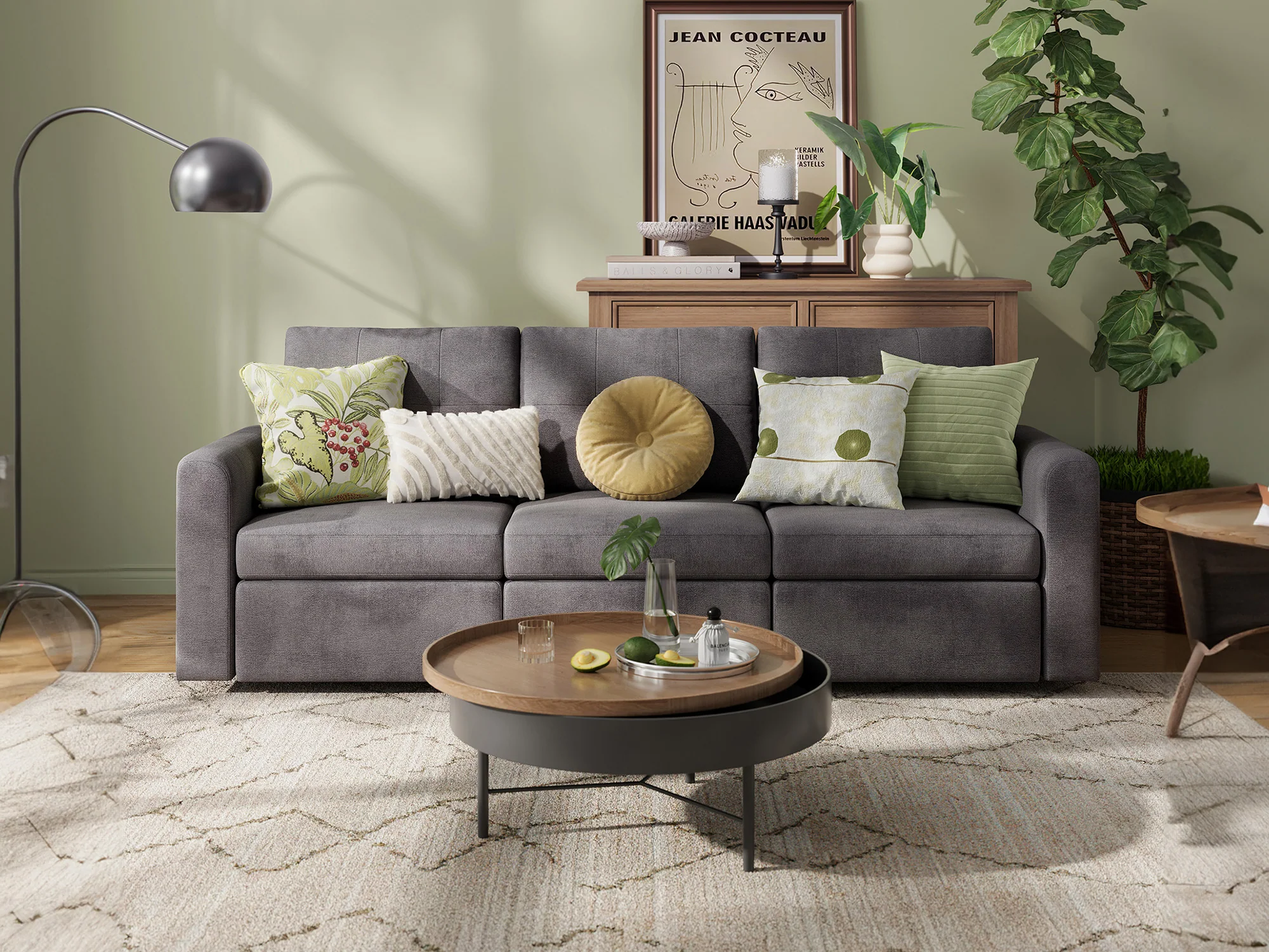 RUBIK III 3 Seats Sofa - Image 23