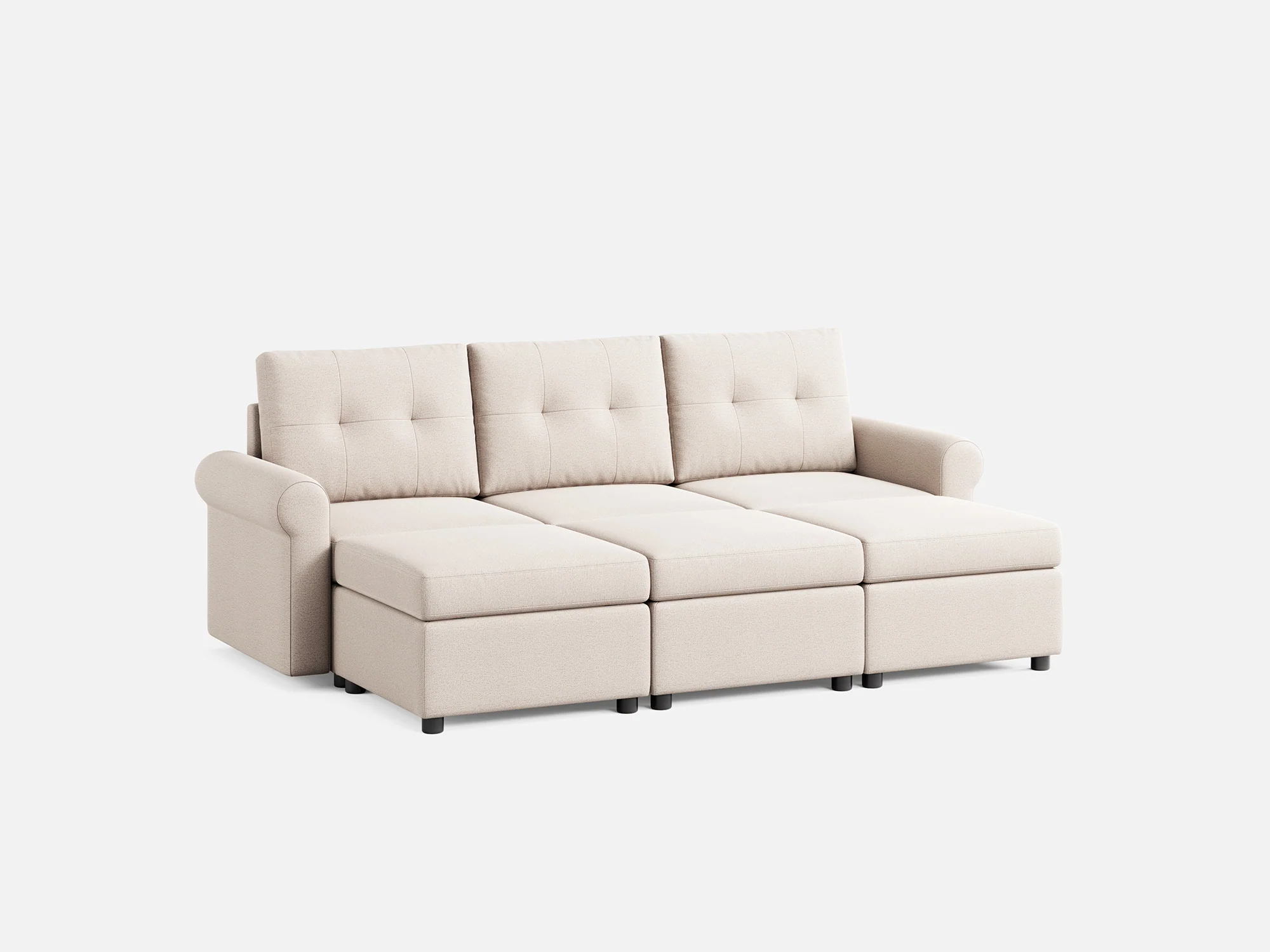 RUBIK III 3 Seats with 3 Ottomans - Image 11