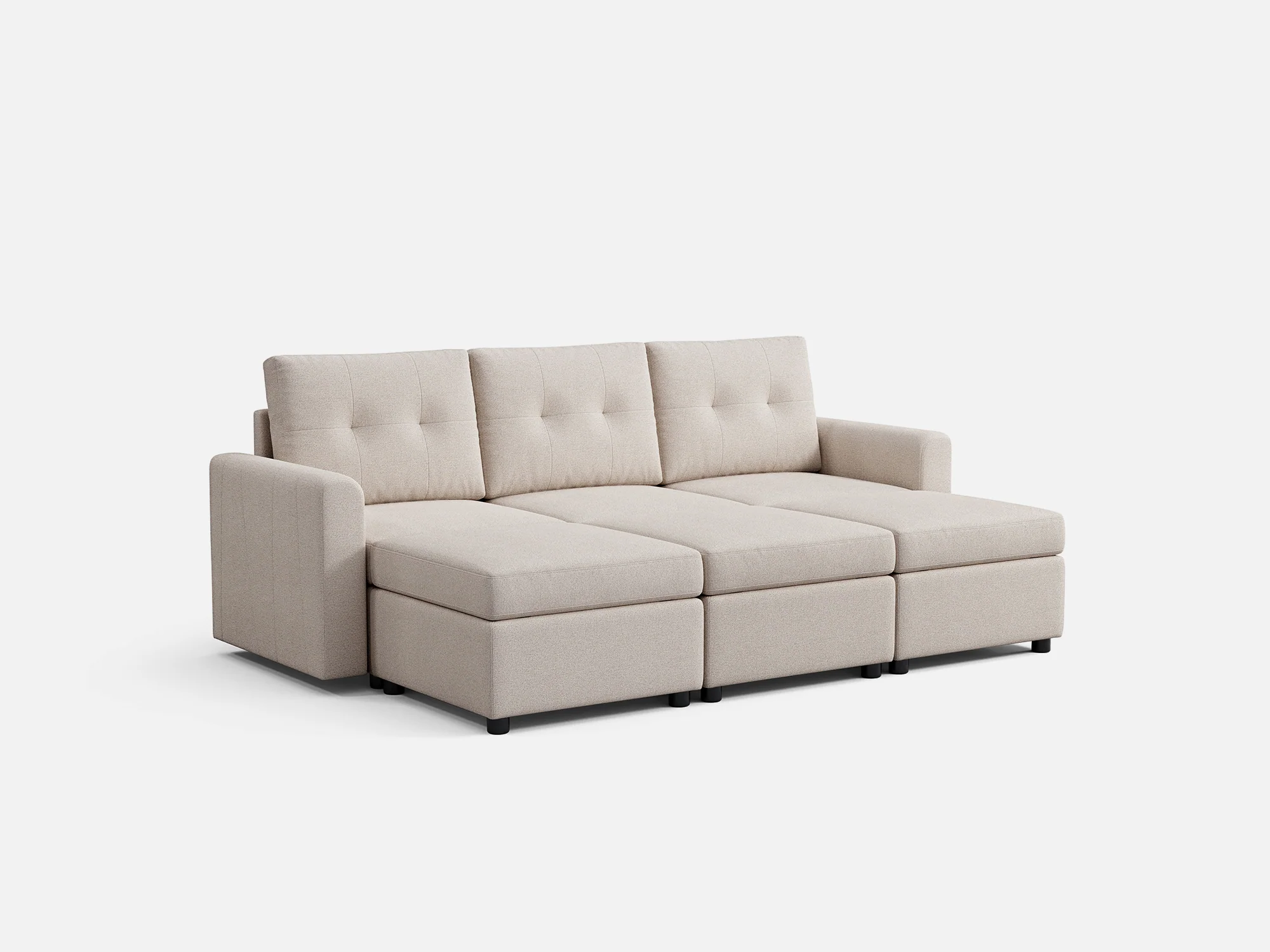 RUBIK III 3 Seats with 3 Ottomans - Image 13