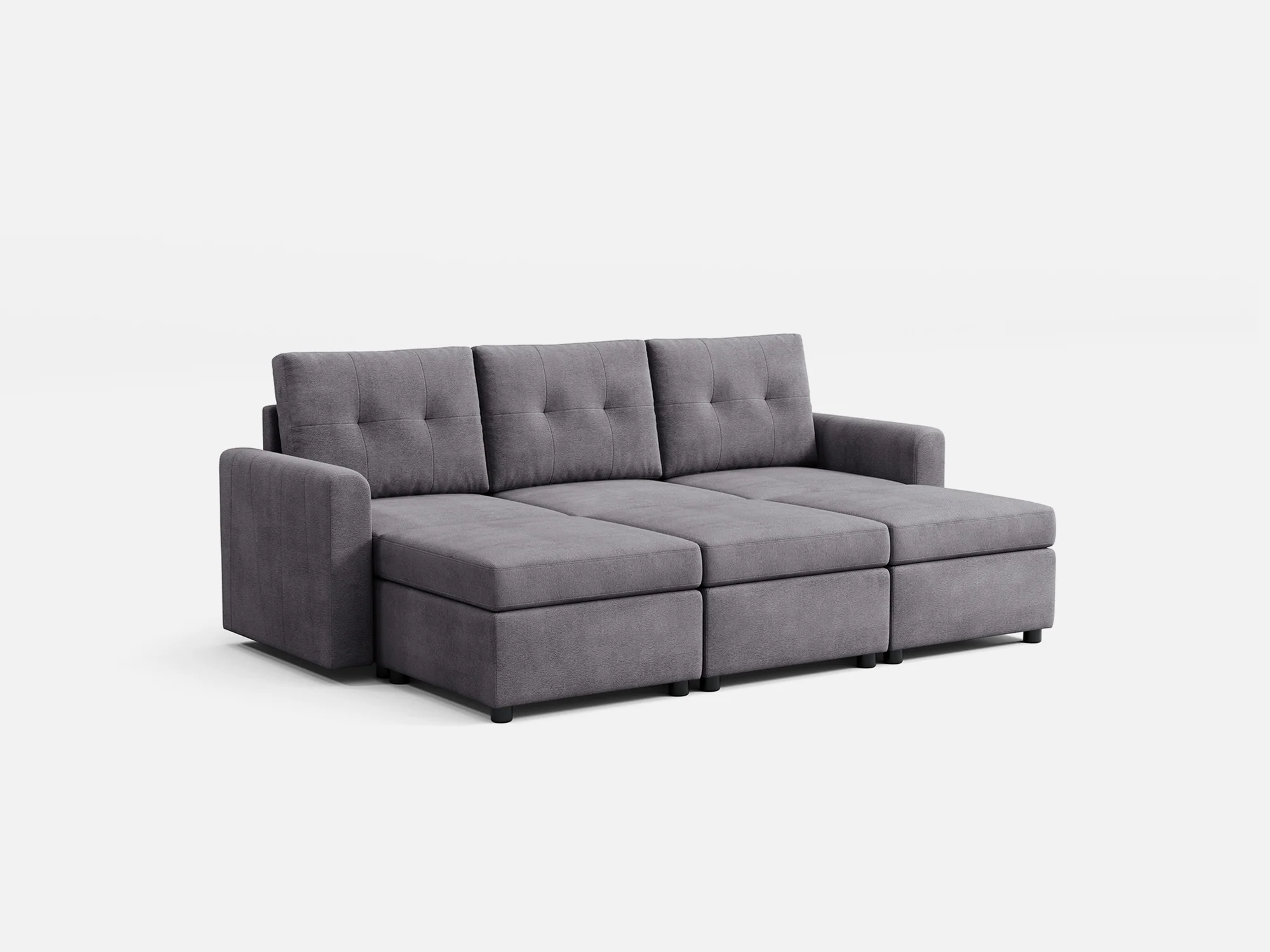 RUBIK III 3 Seats with 3 Ottomans - Image 19