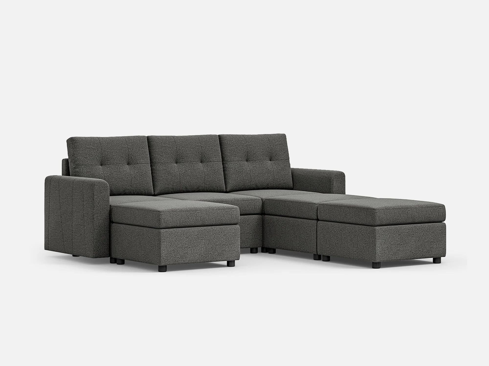 RUBIK III 3 Seats with 3 Ottomans - Image 4