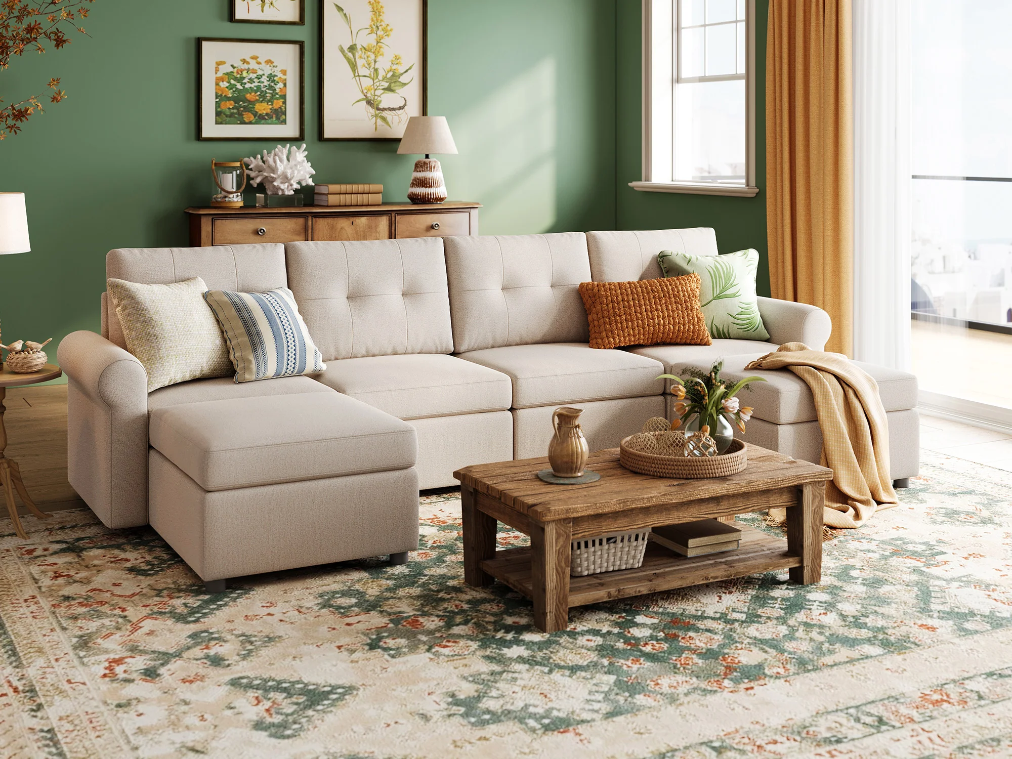 RUBIK III 4 Seats with 2 Ottomans - Image 11