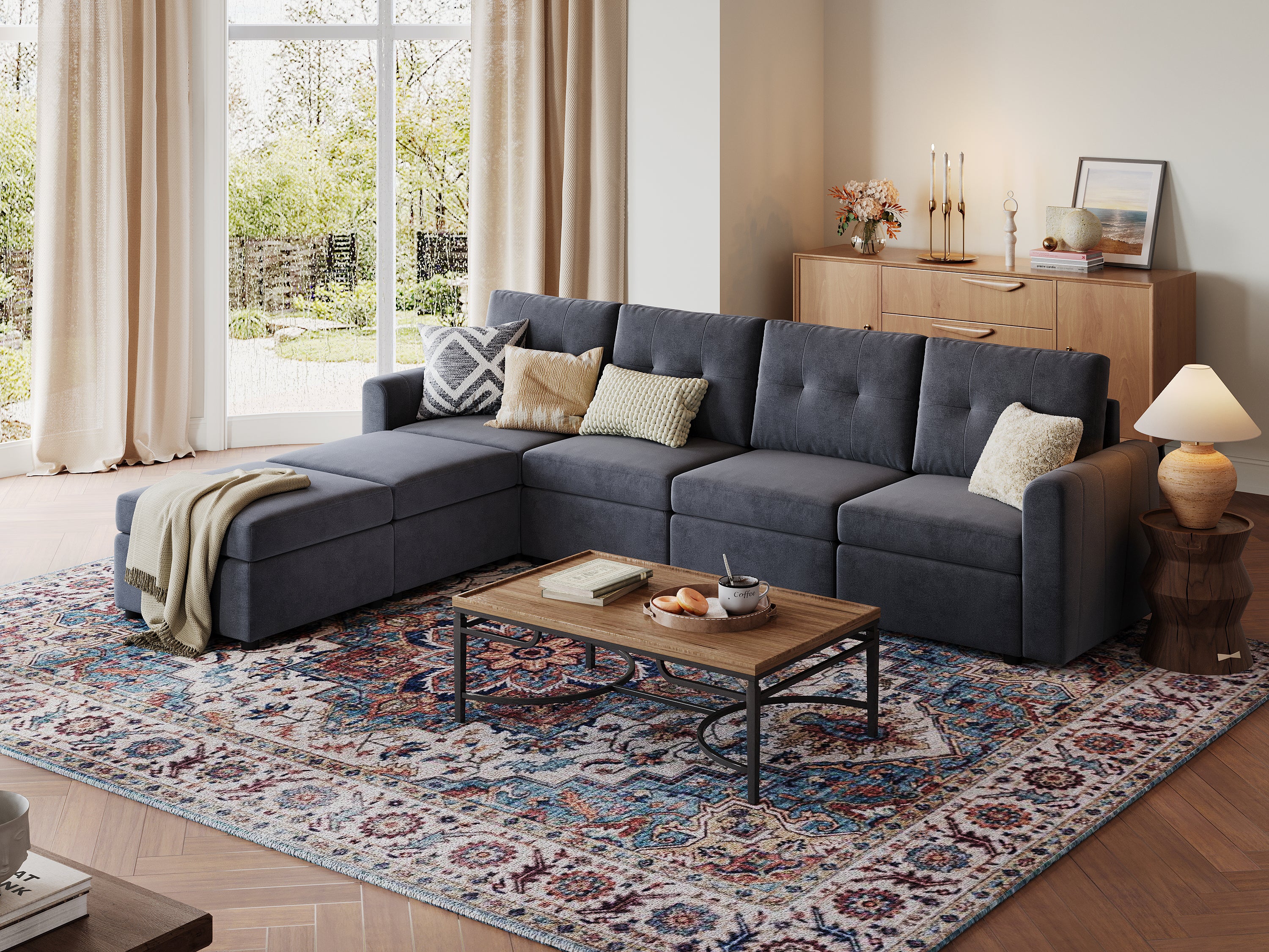 RUBIK III 4 Seats with 2 Ottomans - Image 14