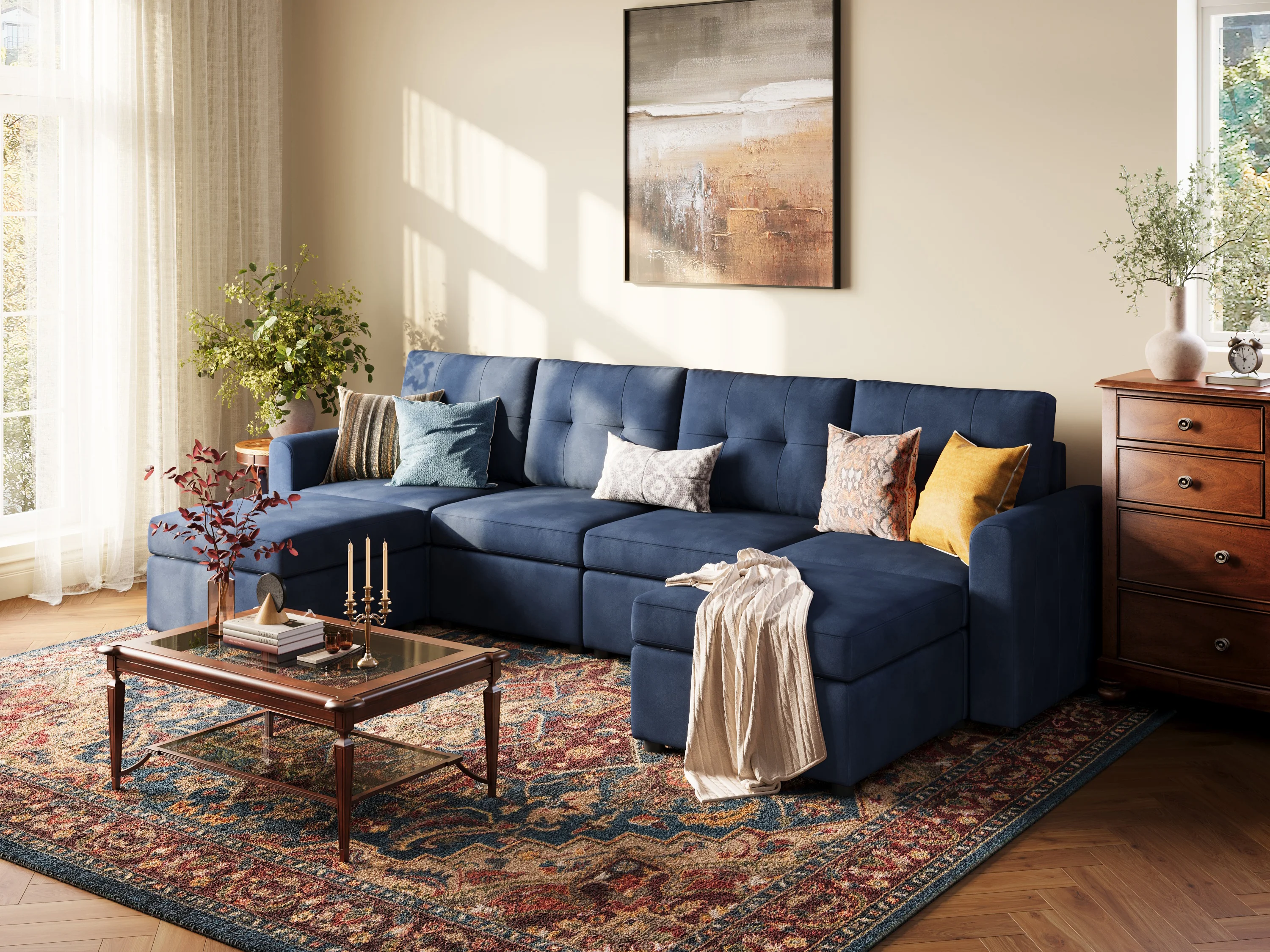 RUBIK III 4 Seats with 2 Ottomans - Image 18