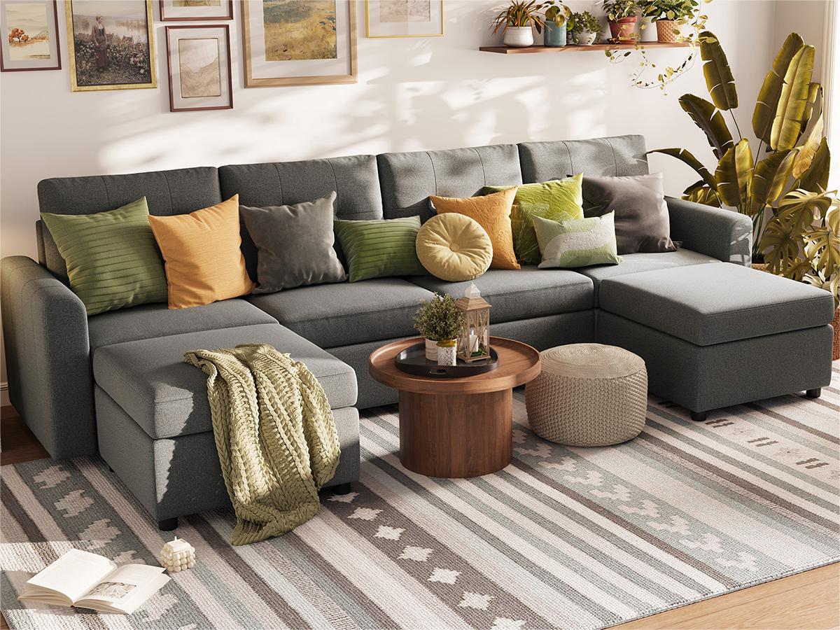 RUBIK III 4 Seats with 2 Ottomans - Image 21