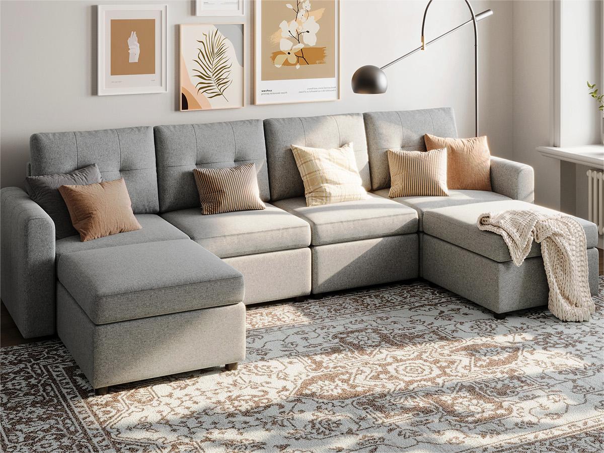 RUBIK III 4 Seats with 2 Ottomans - Image 25