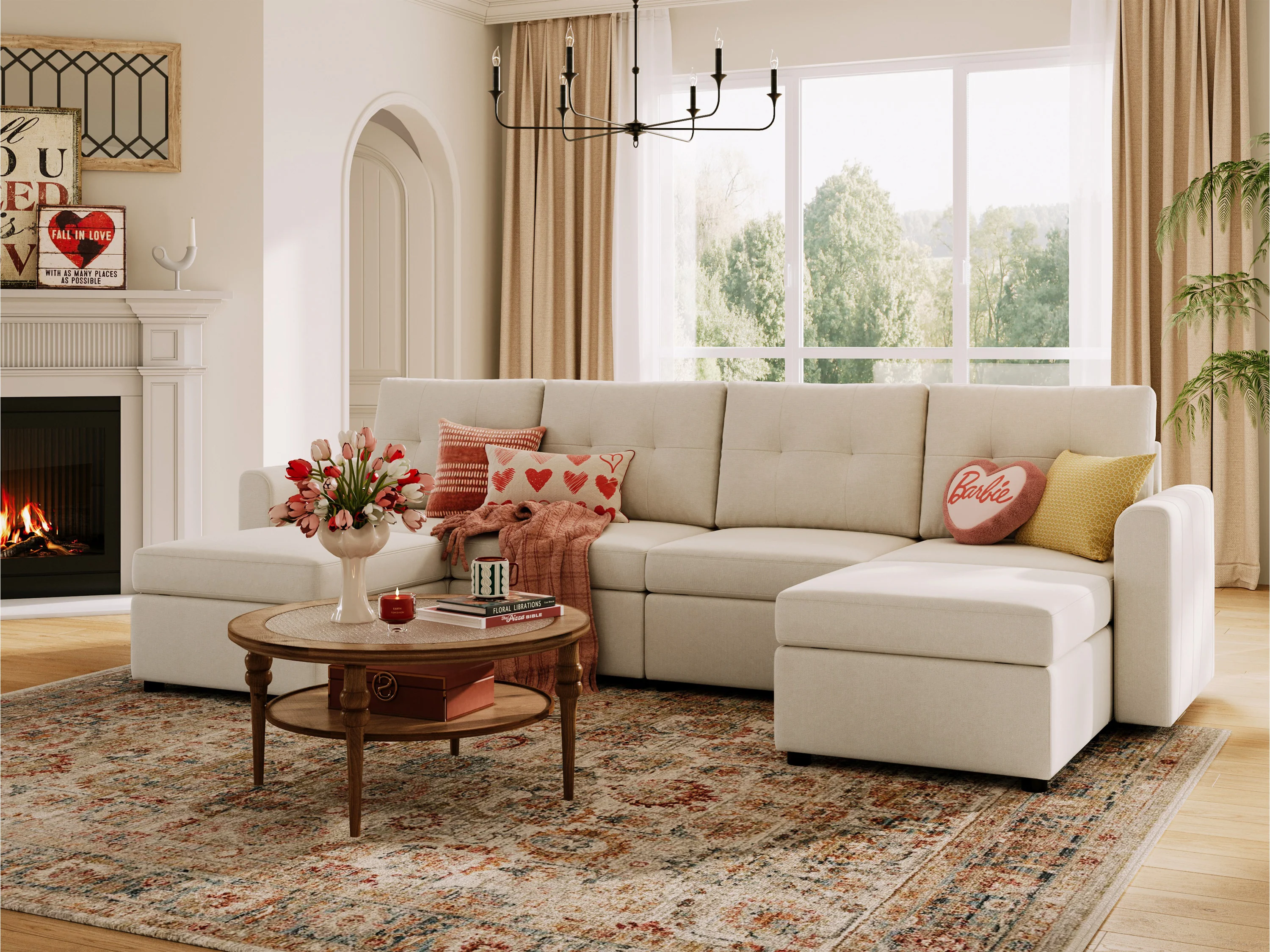 RUBIK III 4 Seats with 2 Ottomans - Image 27