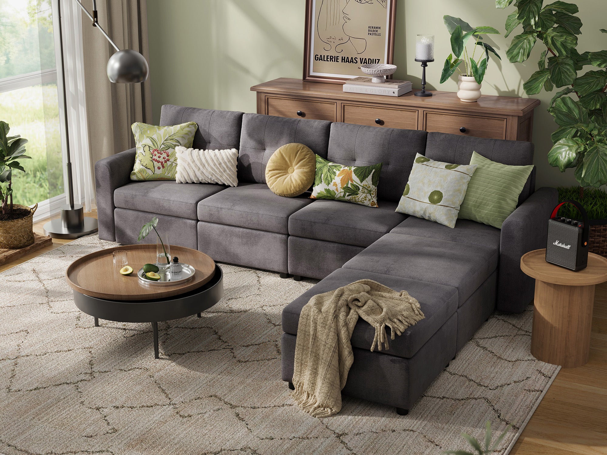 RUBIK III 4 Seats with 2 Ottomans - Image 4