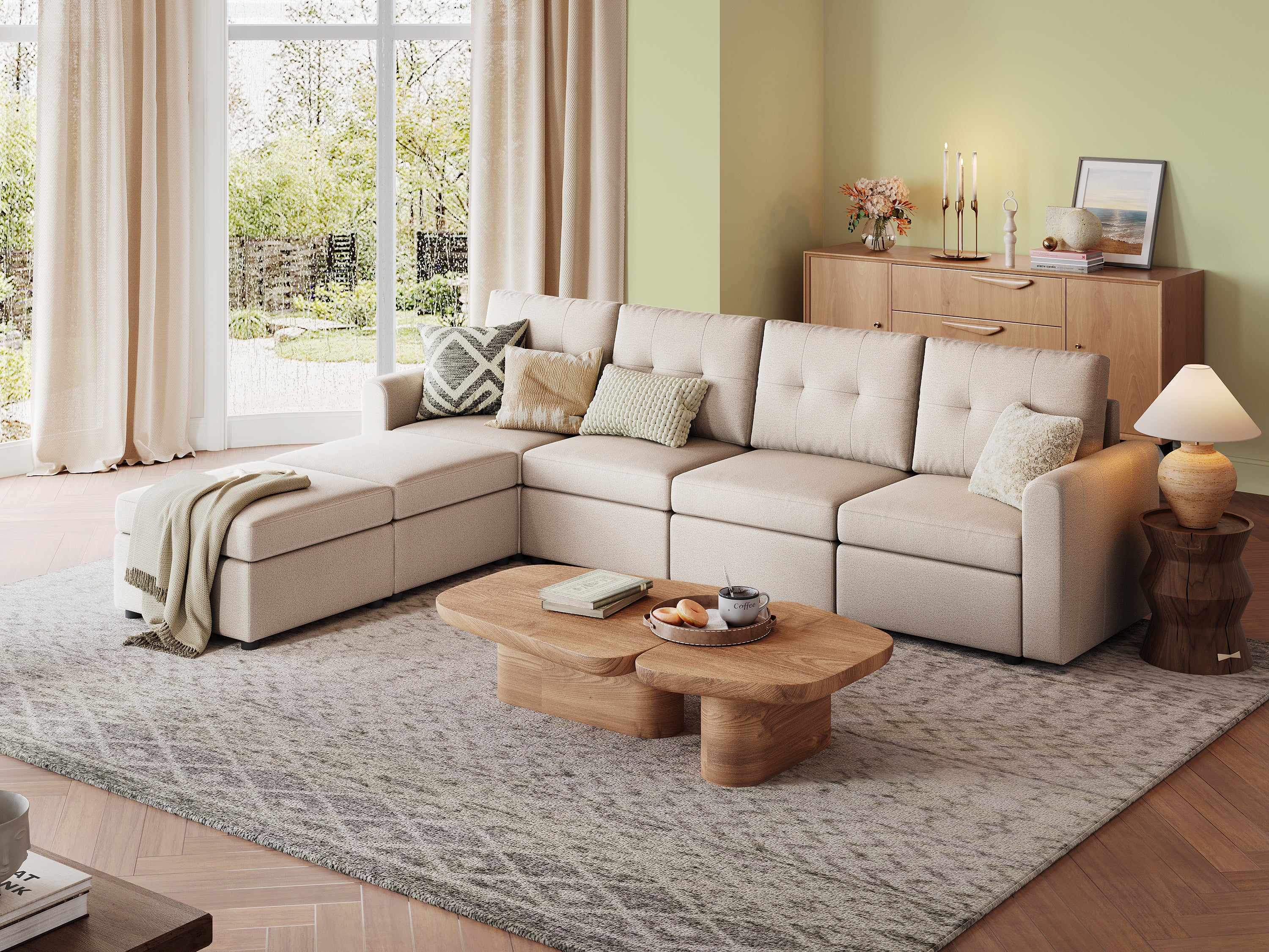 RUBIK III 4 Seats with 2 Ottomans - Image 7