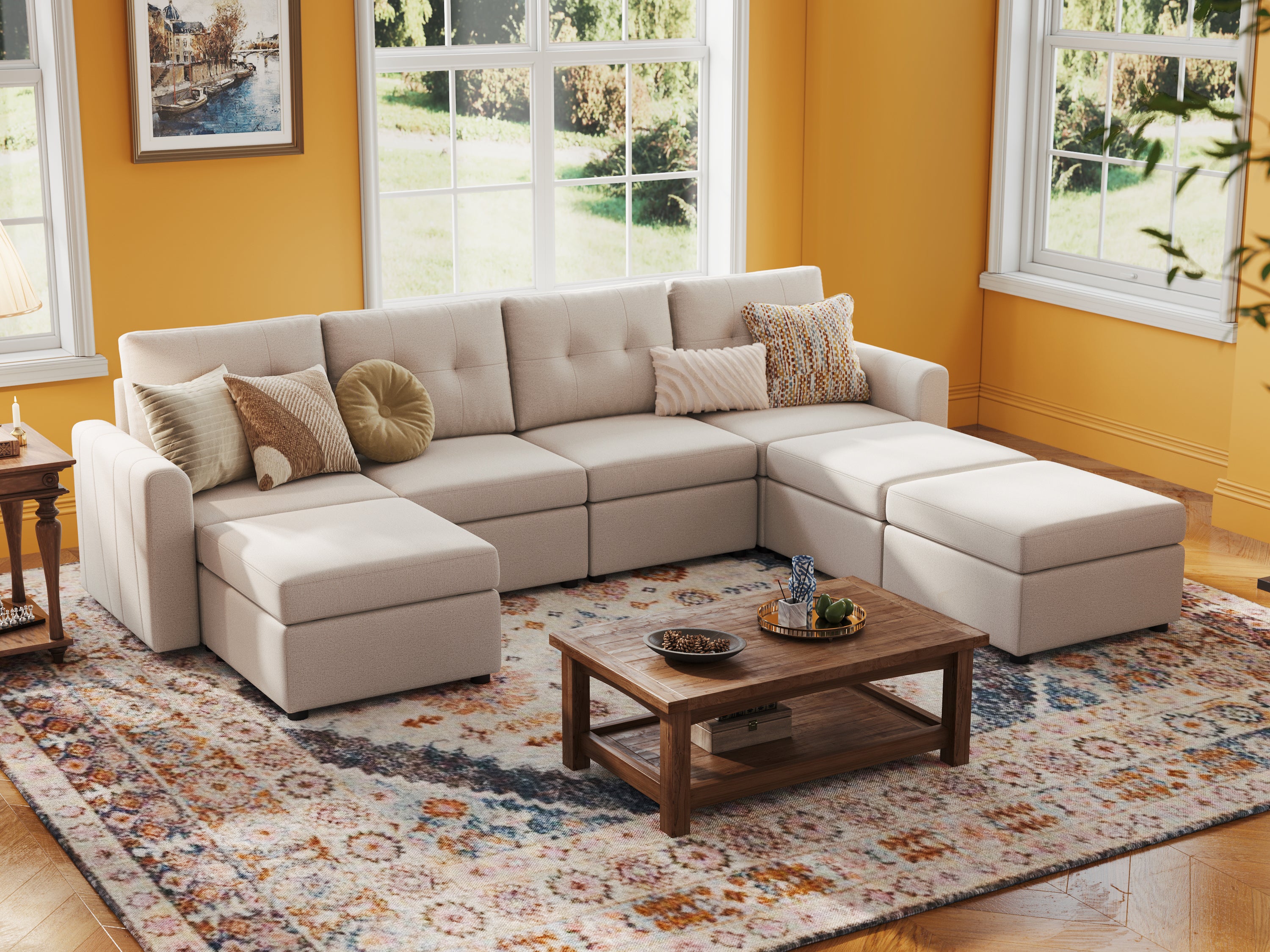 RUBIK III 4 Seats with 3 Ottomans - Image 11