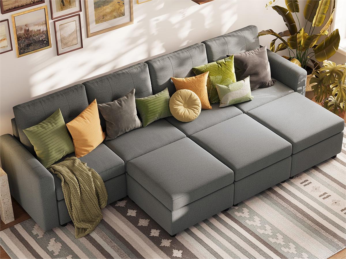 RUBIK III 4 Seats with 3 Ottomans - Image 3