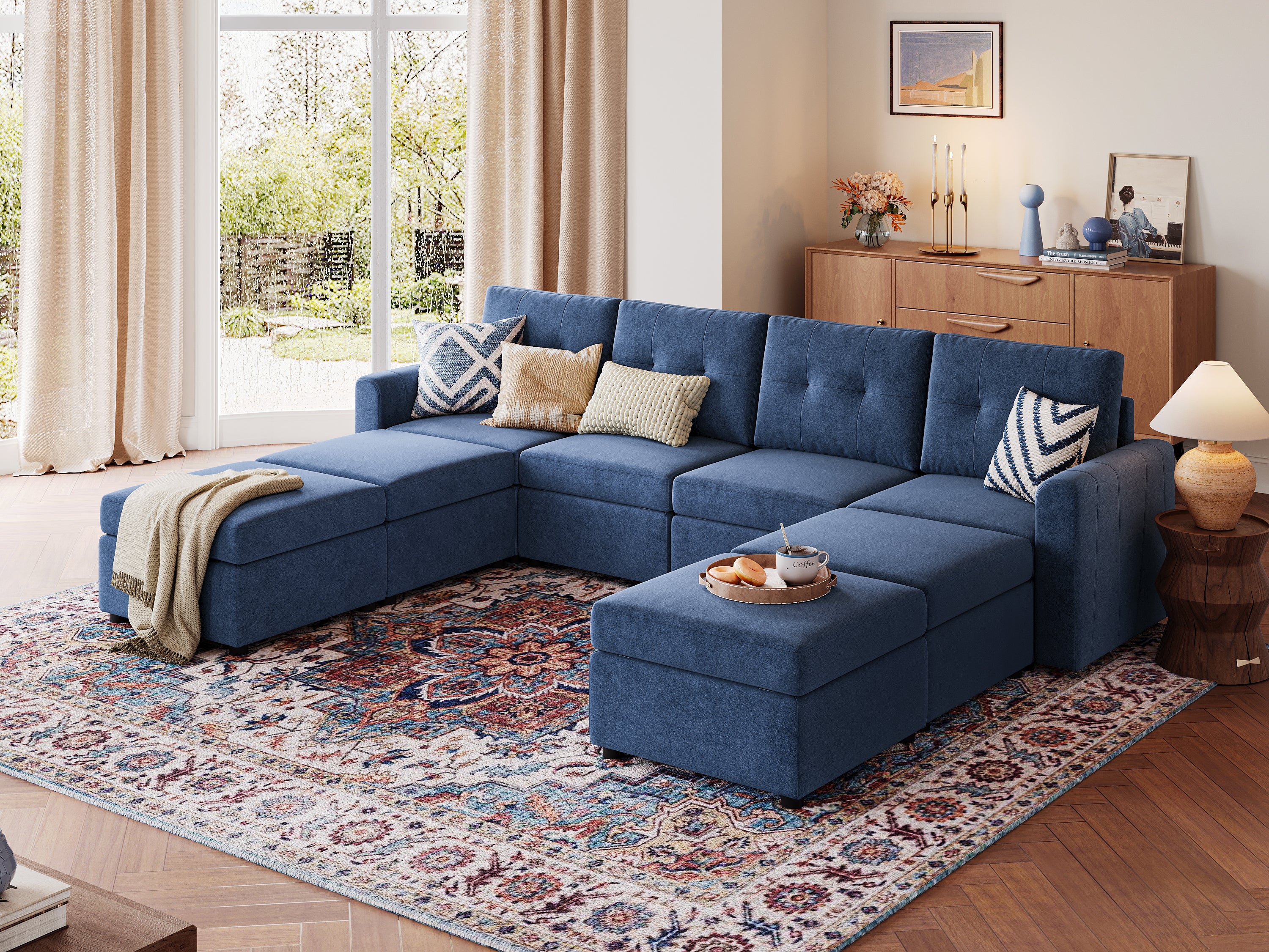 RUBIK III 4 Seats with 4 Ottomans - Image 15