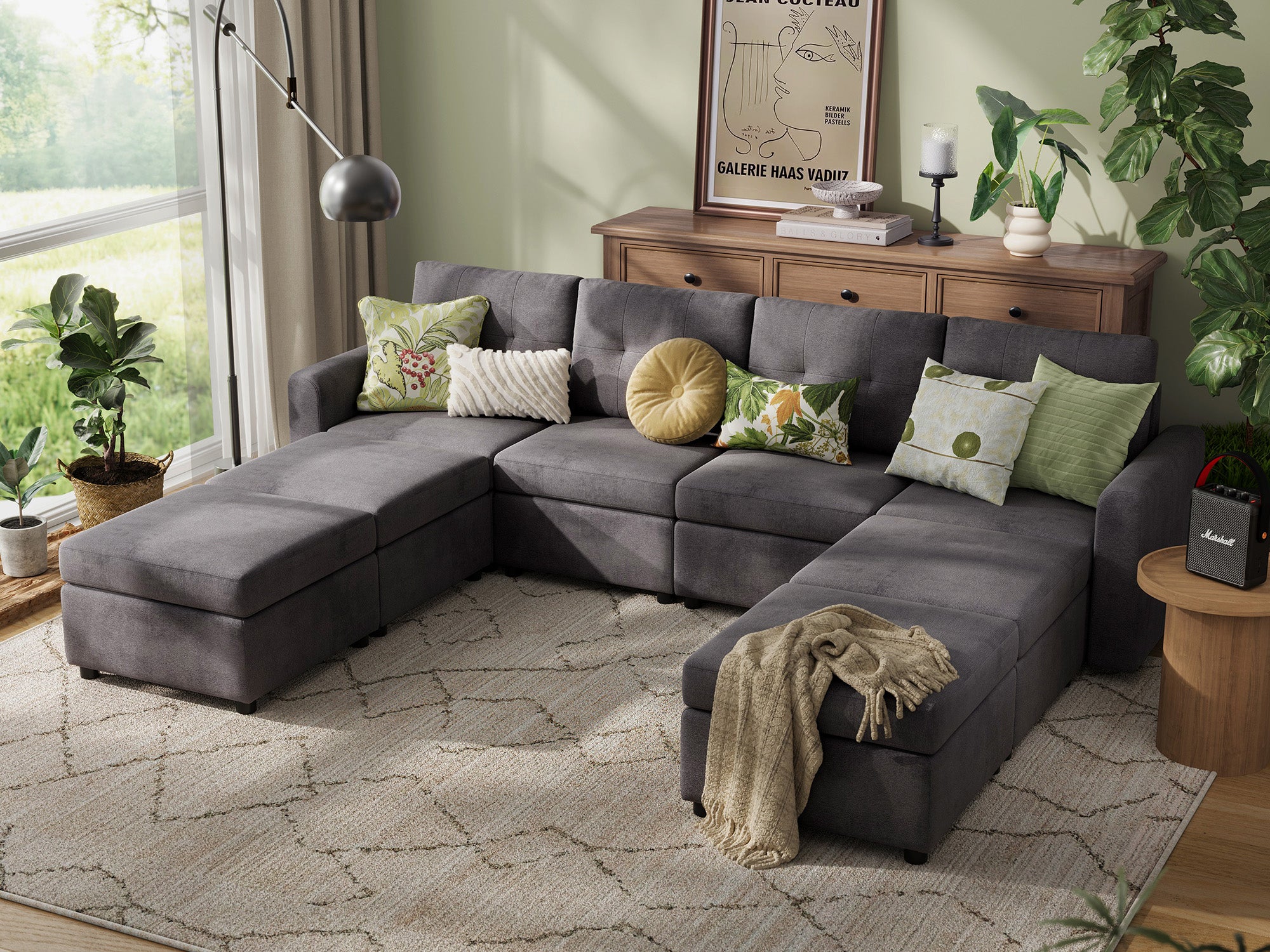 RUBIK III 4 Seats with 4 Ottomans - Image 18