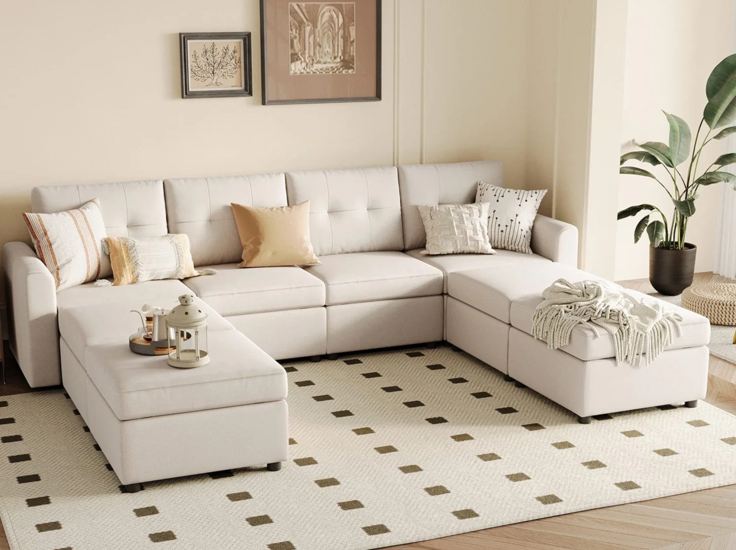 RUBIK III 4 Seats with 4 Ottomans - Image 4