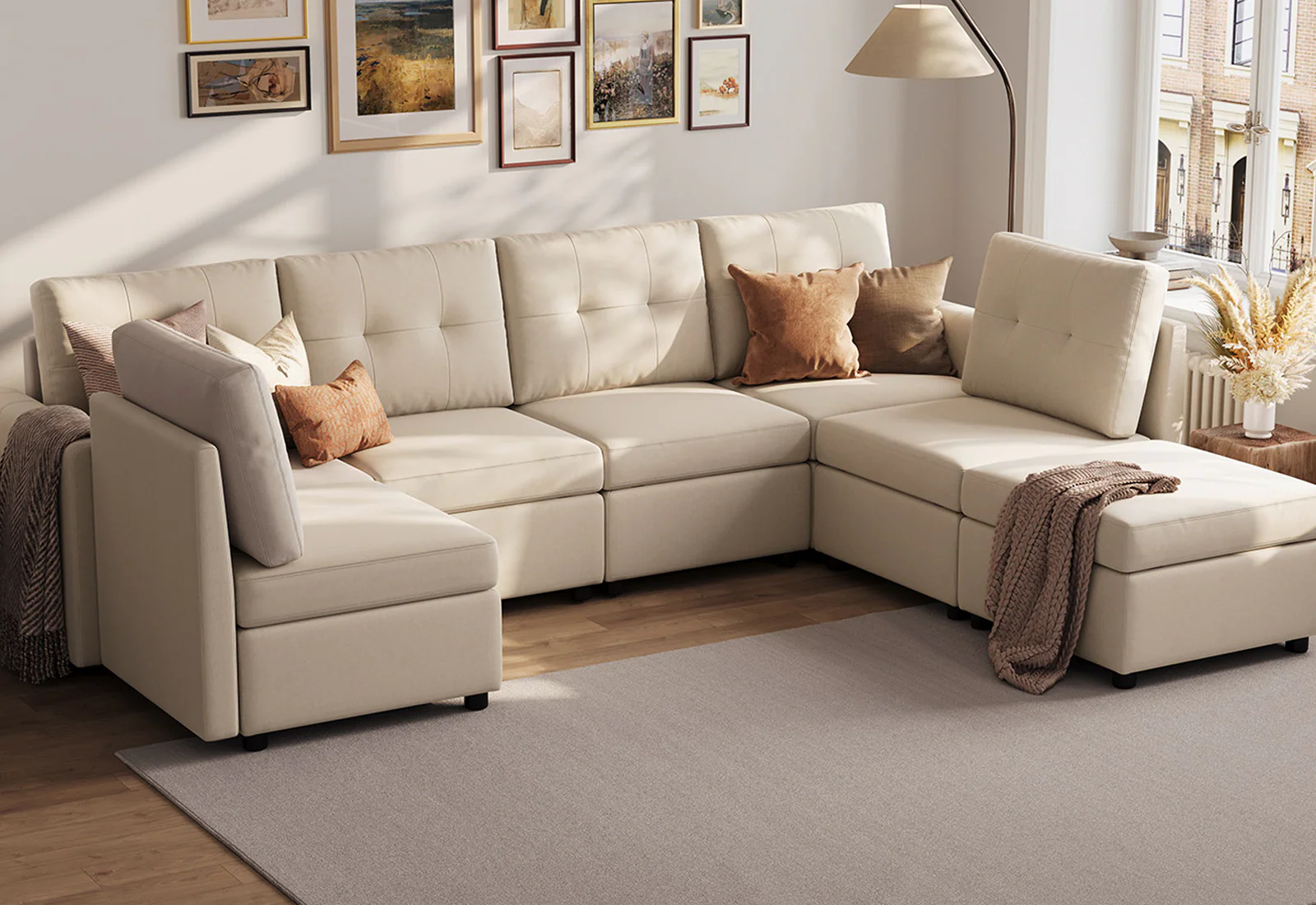 RUBIK III 6 Seats with Ottoman - Image 17