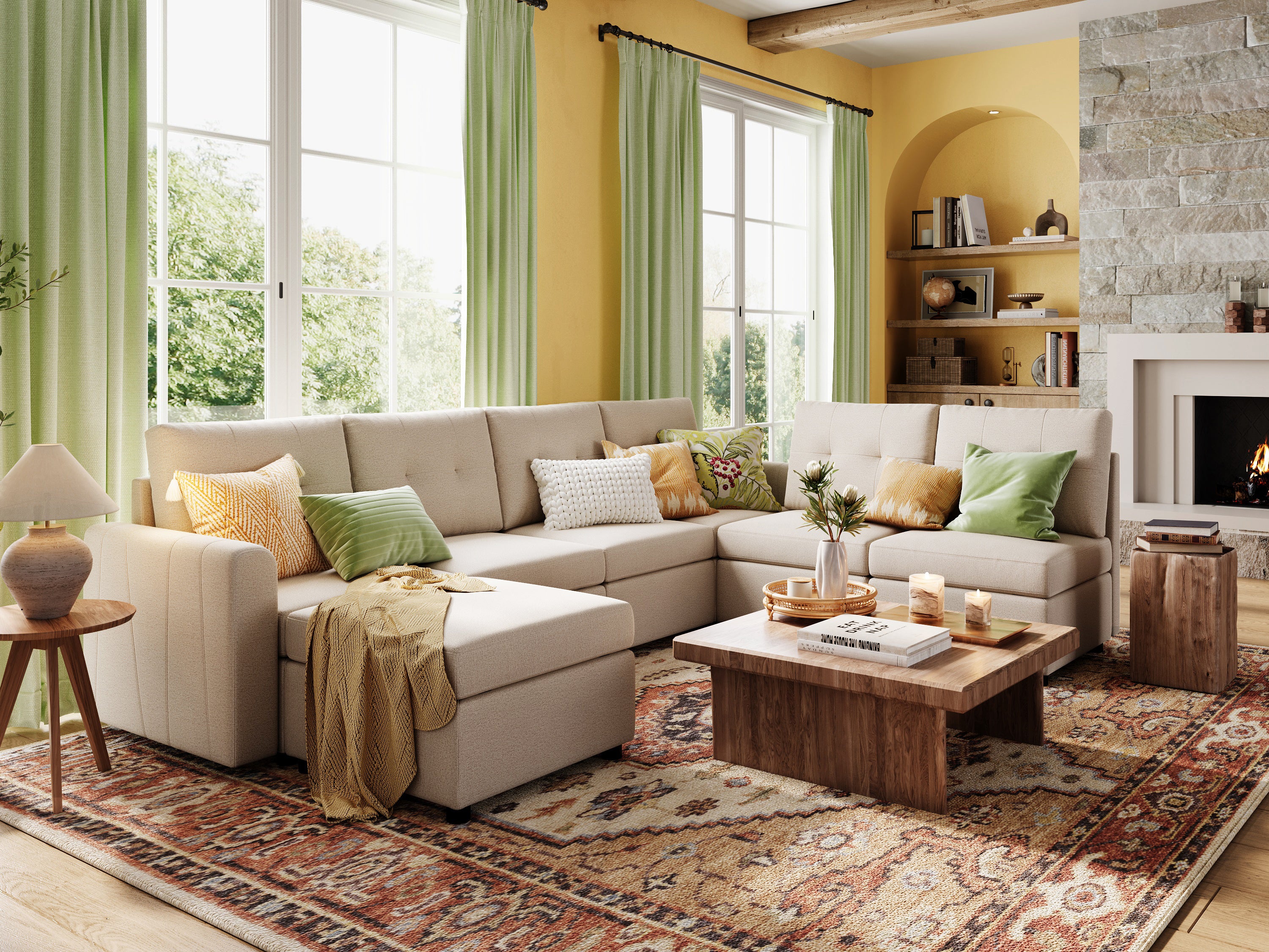 RUBIK III 6 Seats with Ottoman - Image 7