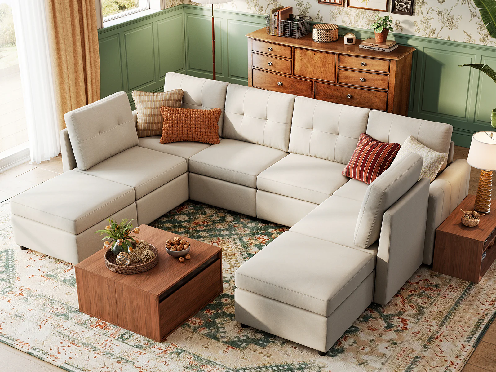 RUBIK III  6 Seats with 2 Ottomans - Image 10