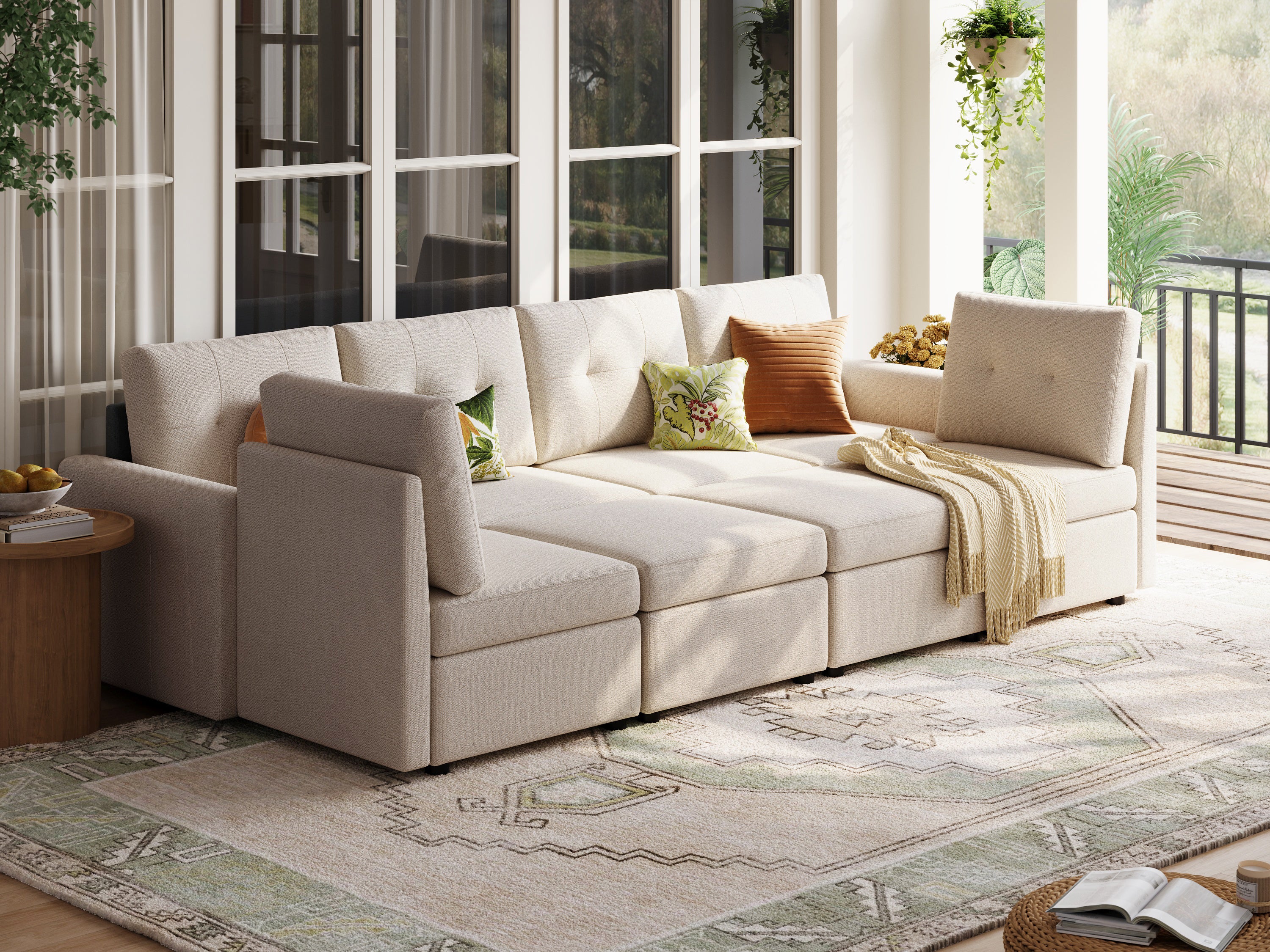 RUBIK III  6 Seats with 2 Ottomans - Image 12