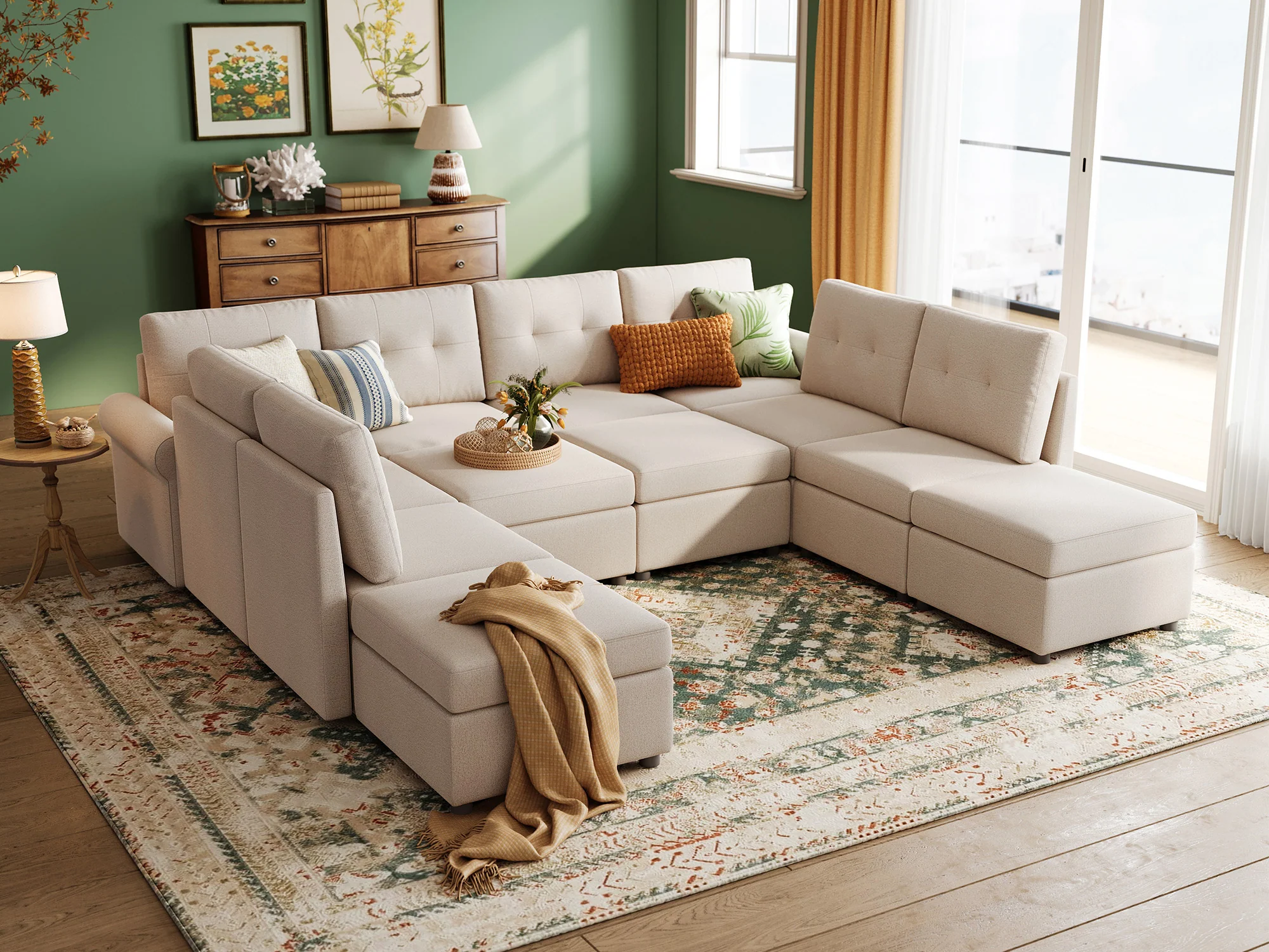 RUBIK III 8 Seats with 4 Ottomans - Image 10