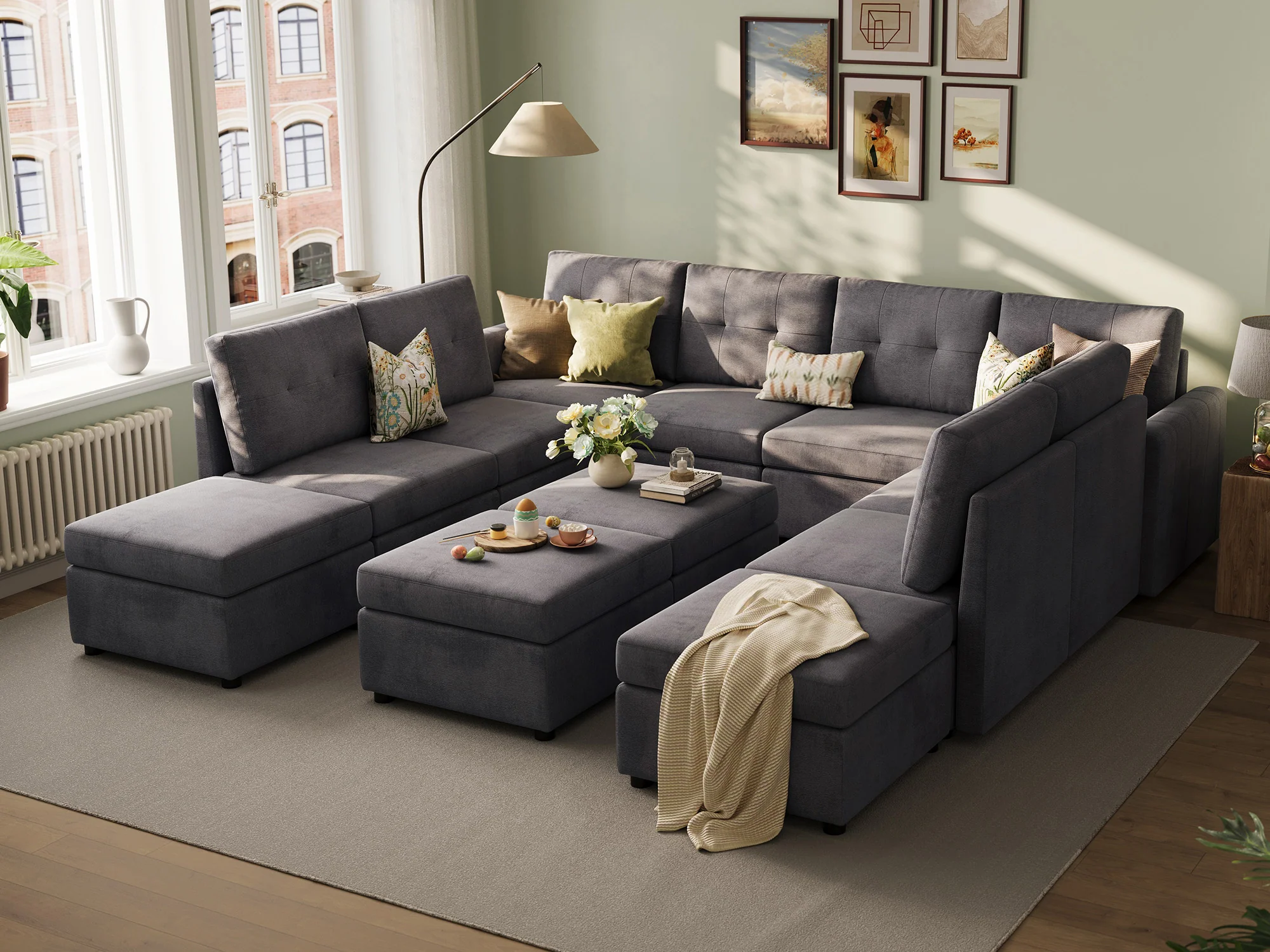 RUBIK III 8 Seats with 4 Ottomans - Image 24