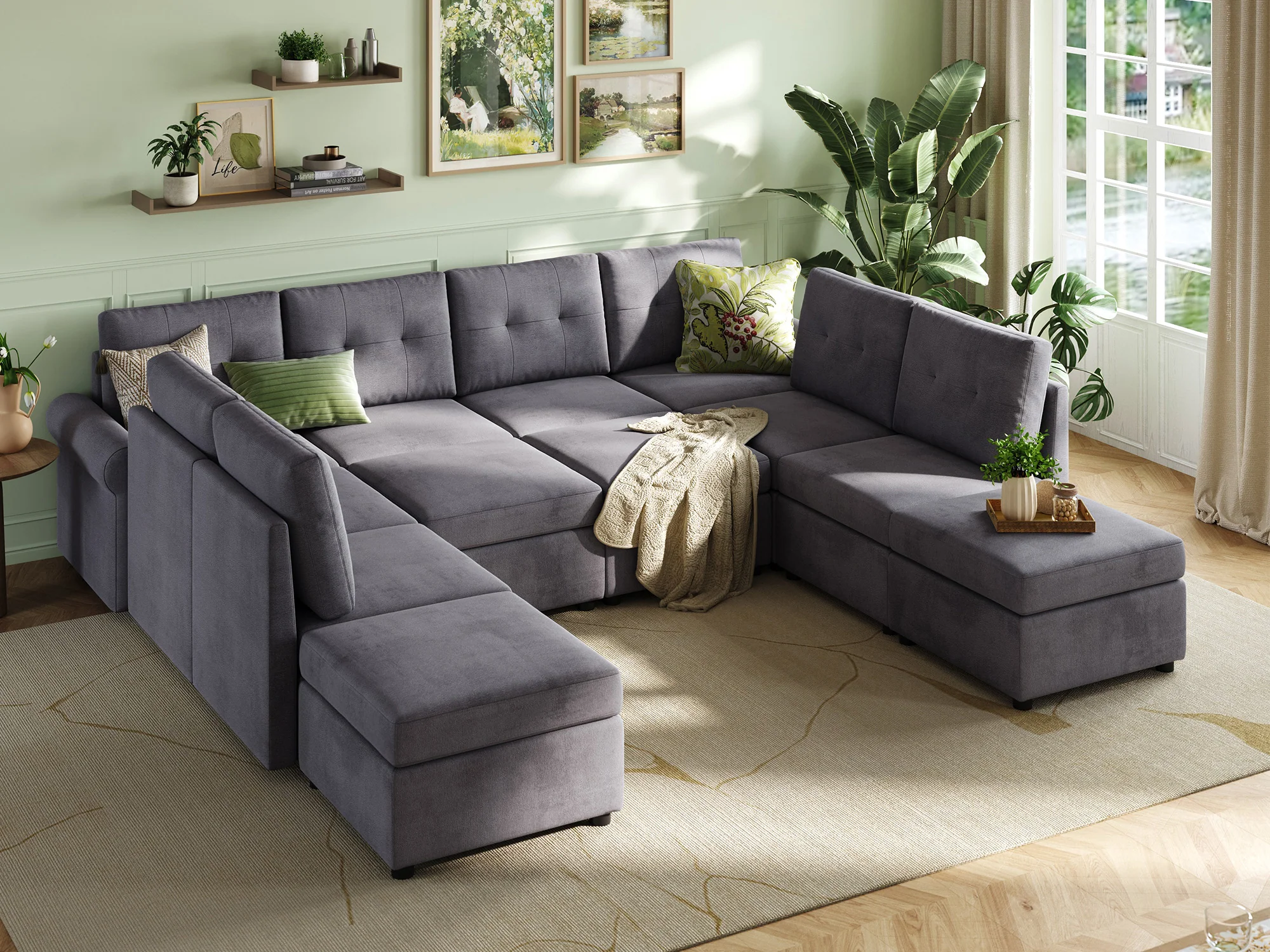 RUBIK III 8 Seats with 4 Ottomans - Image 5