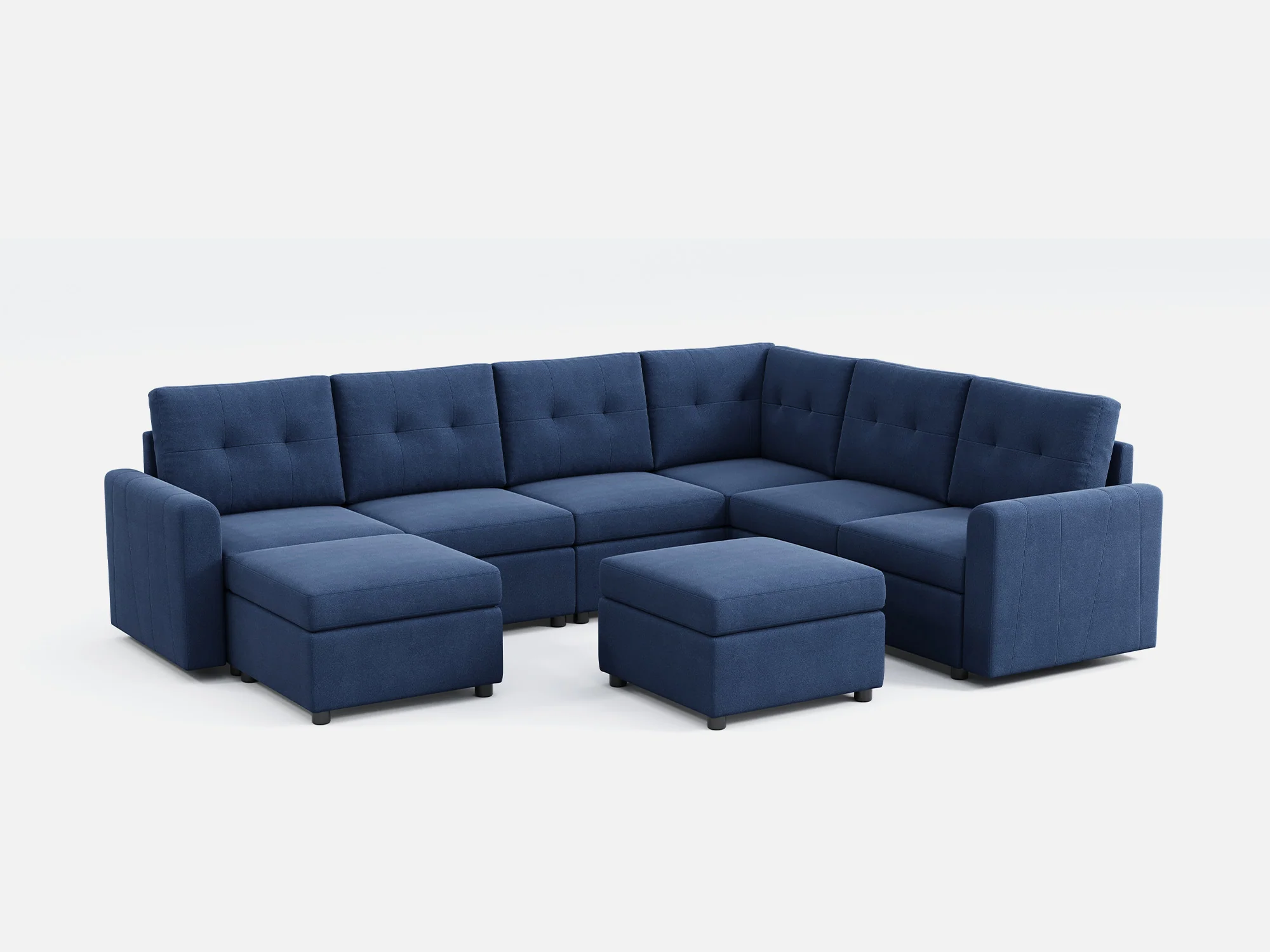 RUBIK III 5 Seats with Corner & 2 Ottomans - Image 21