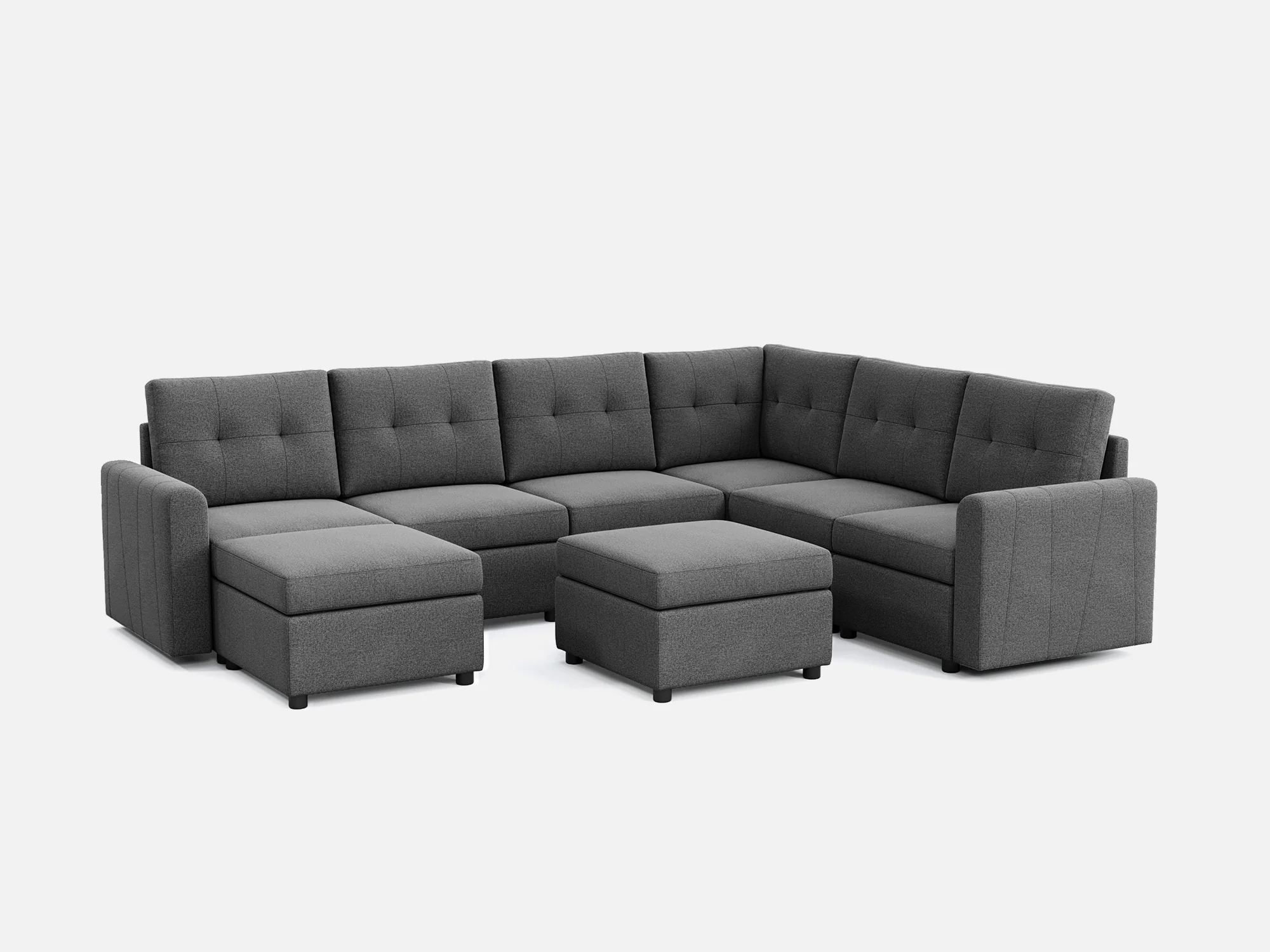 RUBIK III 5 Seats with Corner & 2 Ottomans - Image 4