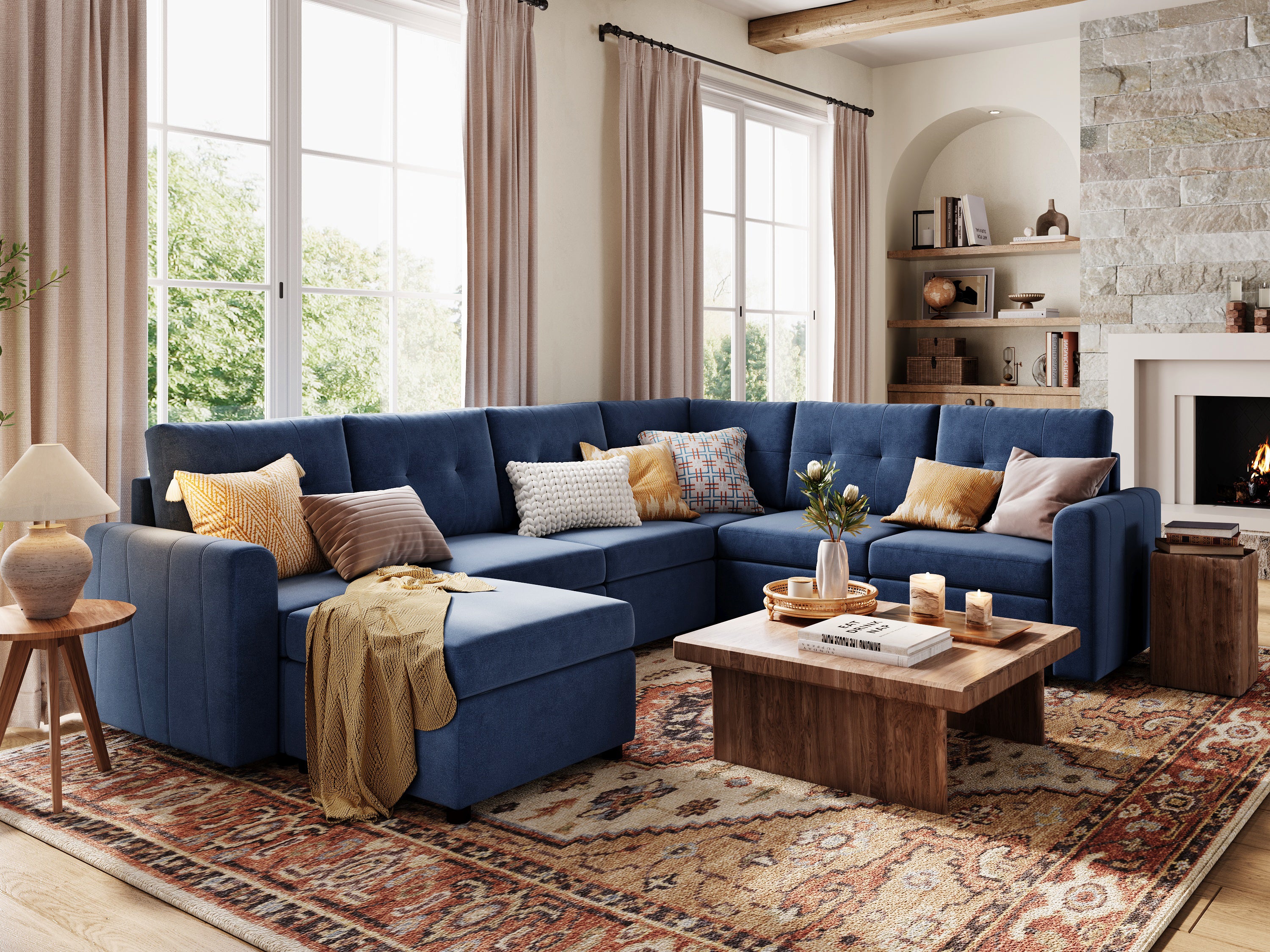 RUBIK III 5 Seats with Corner & Ottoman - Image 10