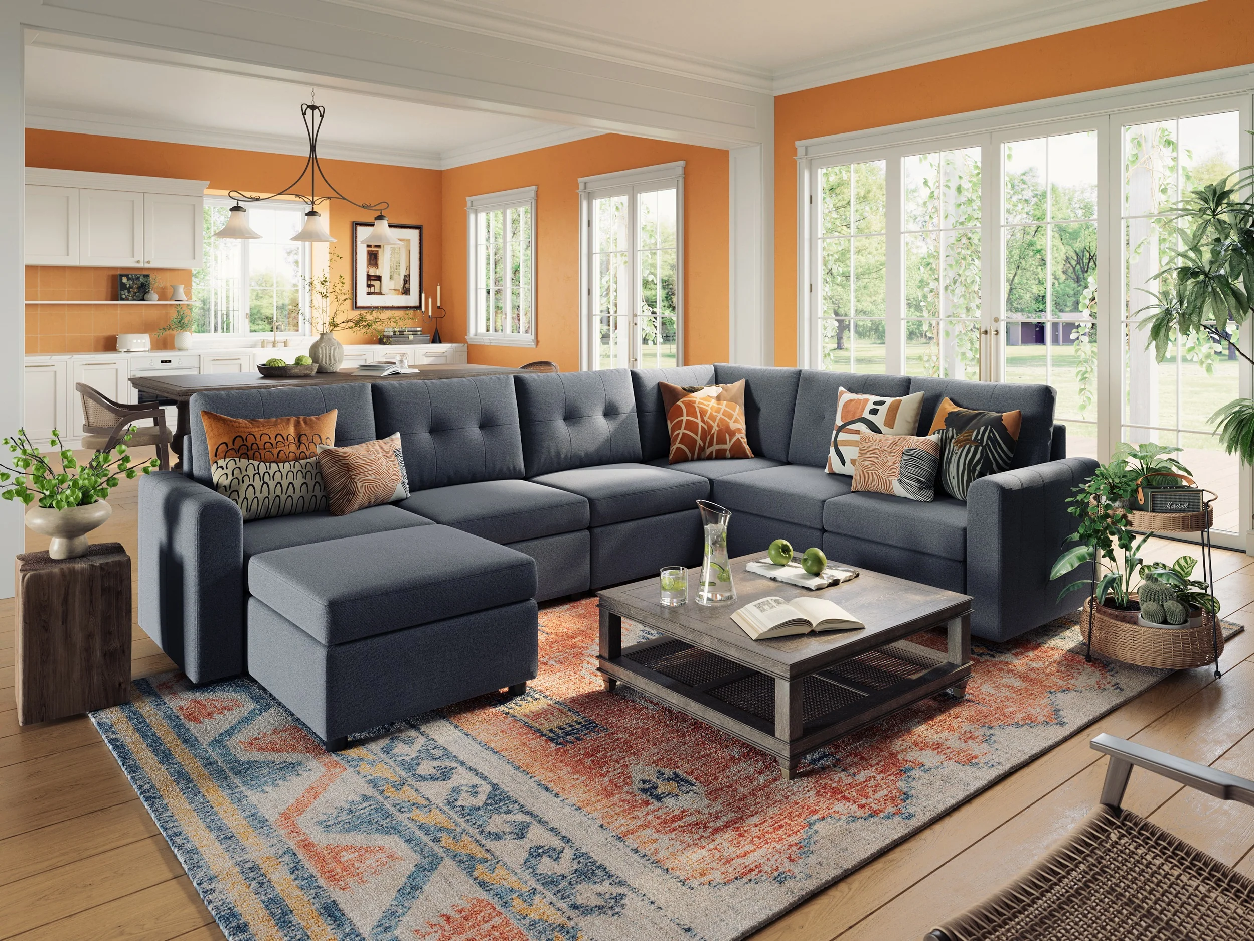 RUBIK III 5 Seats with Corner & Ottoman - Image 13