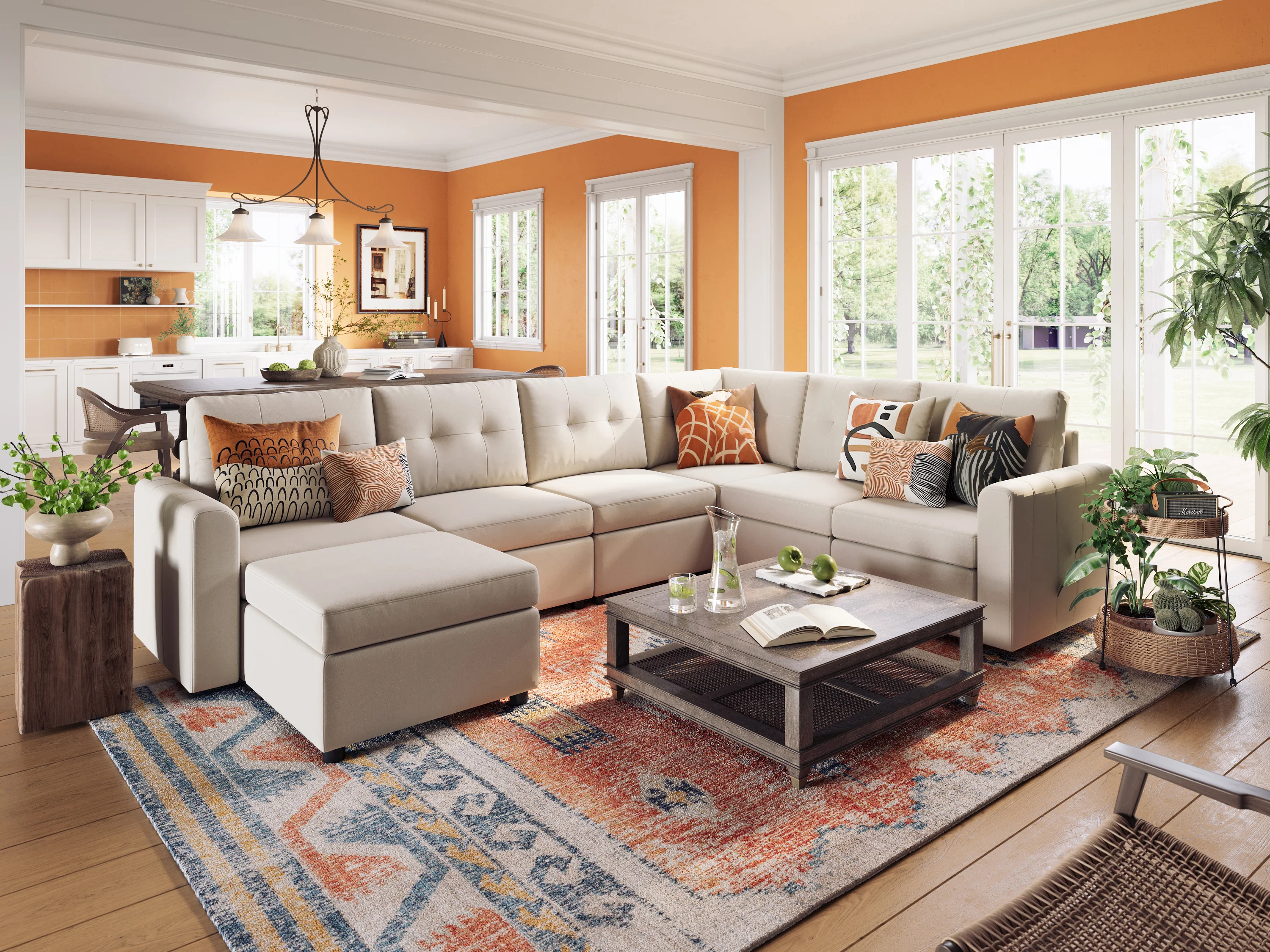 RUBIK III 5 Seats with Corner & Ottoman - Image 5