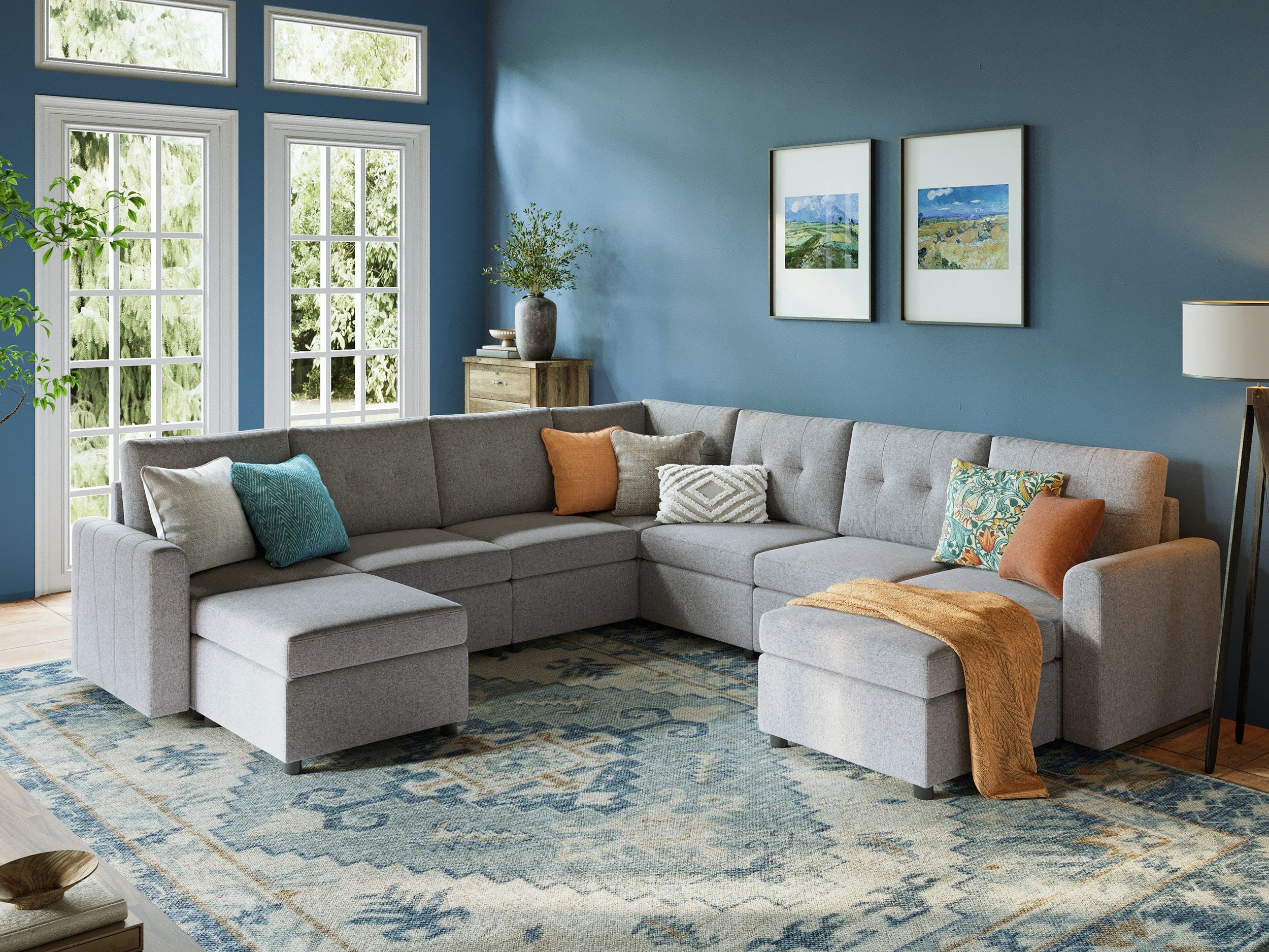 RUBIK III 6 Seats with Corner & 2 Ottomans - Image 17