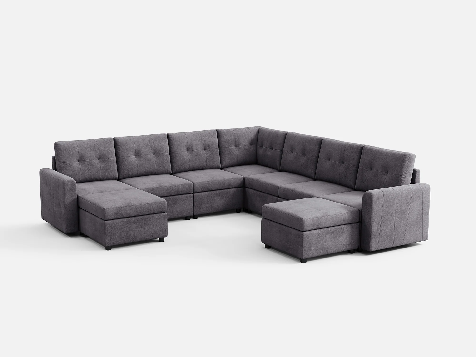 RUBIK III 6 Seats with Corner & 2 Ottomans - Image 18