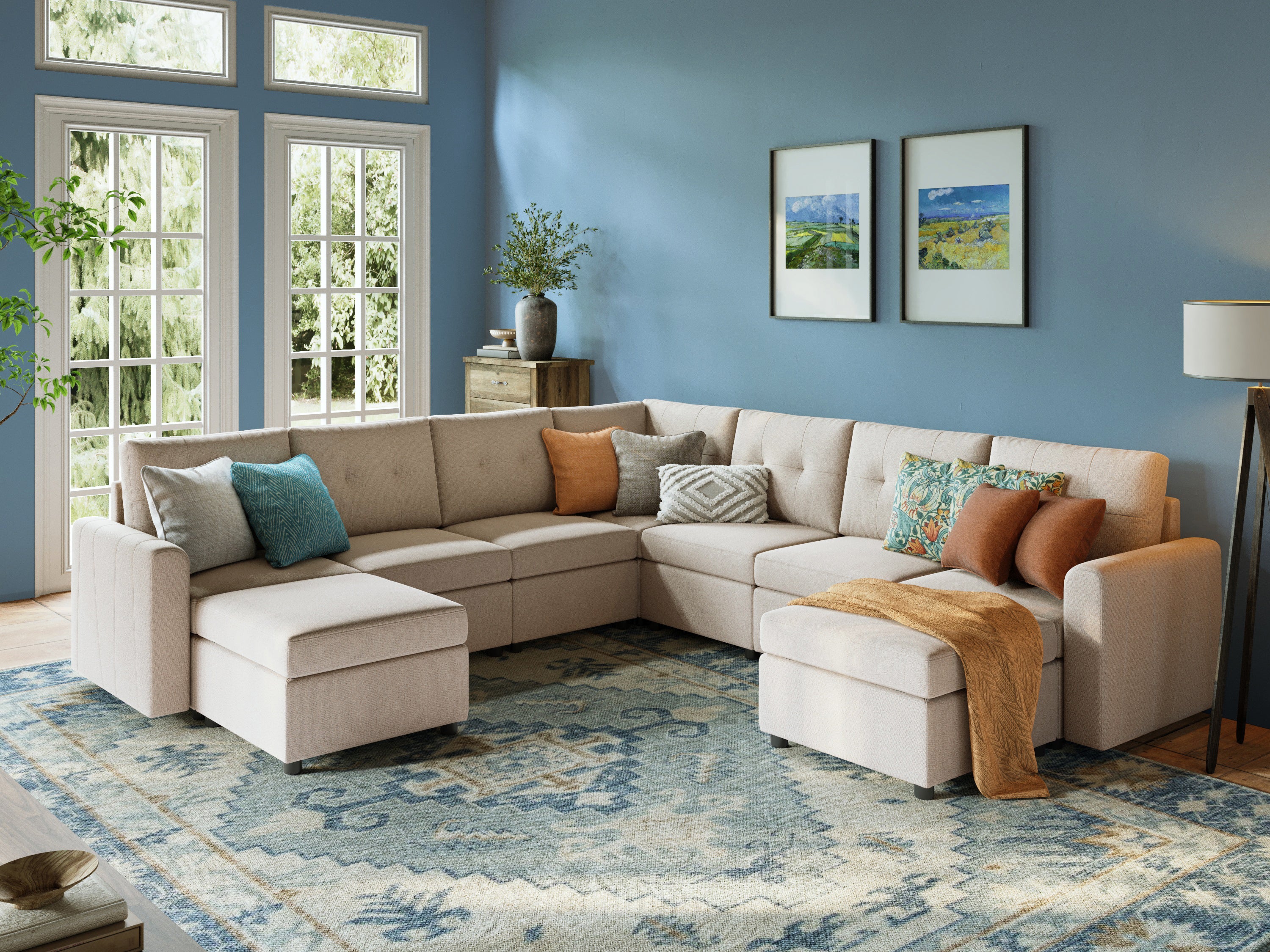 RUBIK III 6 Seats with Corner & 2 Ottomans - Image 4