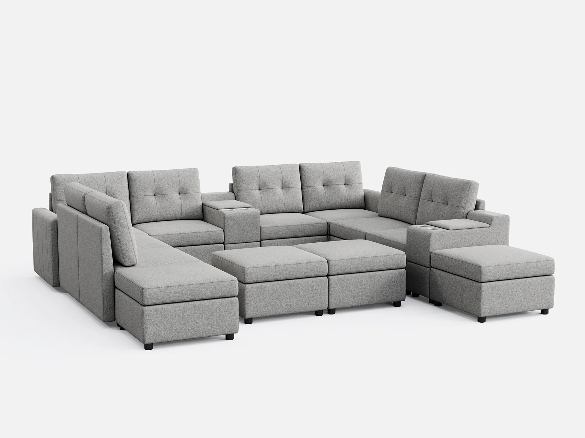 RUBIK III 8 Seats with 4 Ottomans & 2 Consoles - Image 6