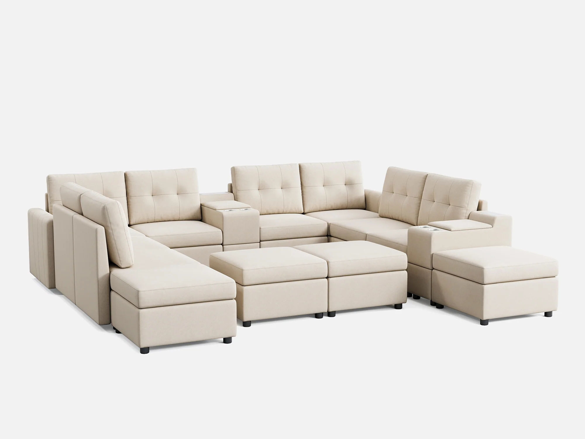 RUBIK III 8 Seats with 4 Ottomans & 2 Consoles - Image 9