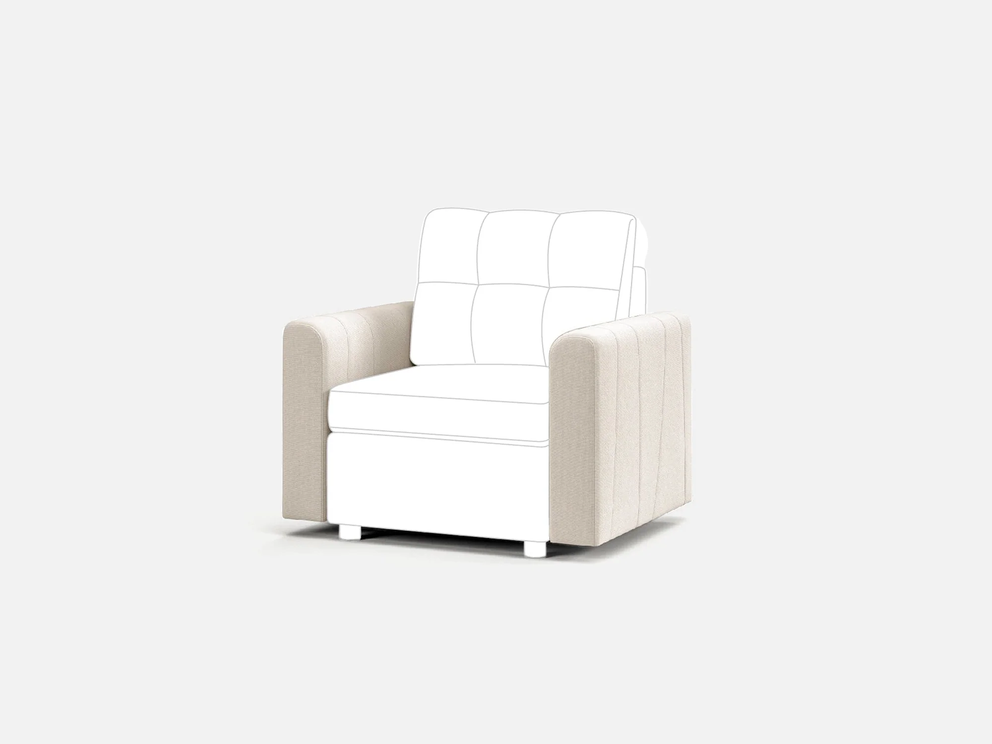 RUBIK III Wide Track Armrest Pair - Image 8