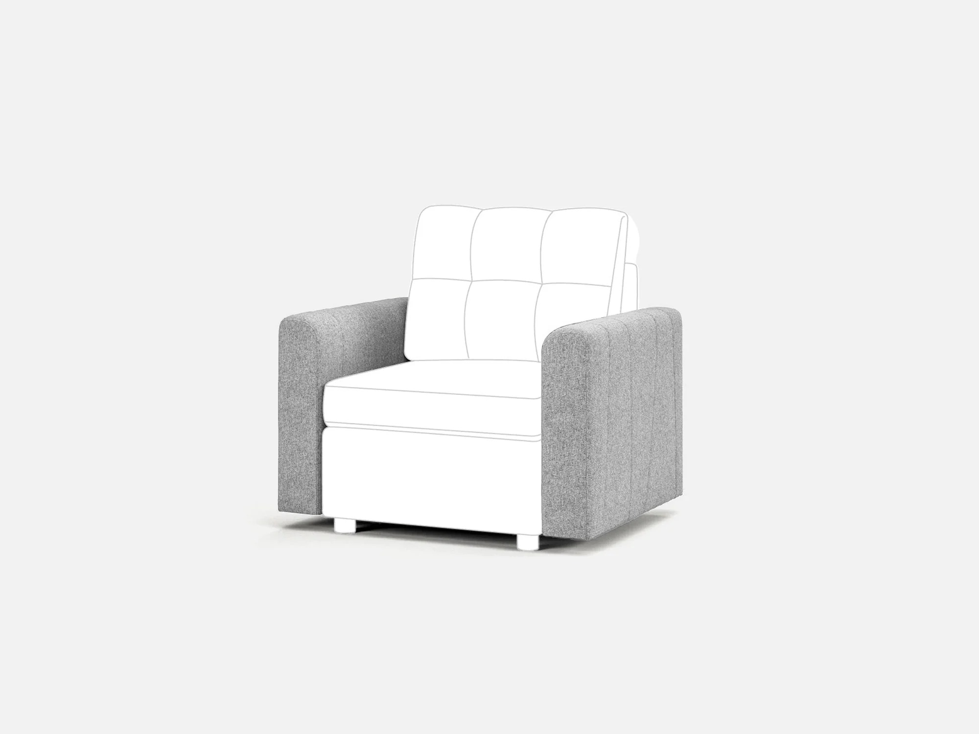 RUBIK III Wide Track Armrest Pair - Image 9