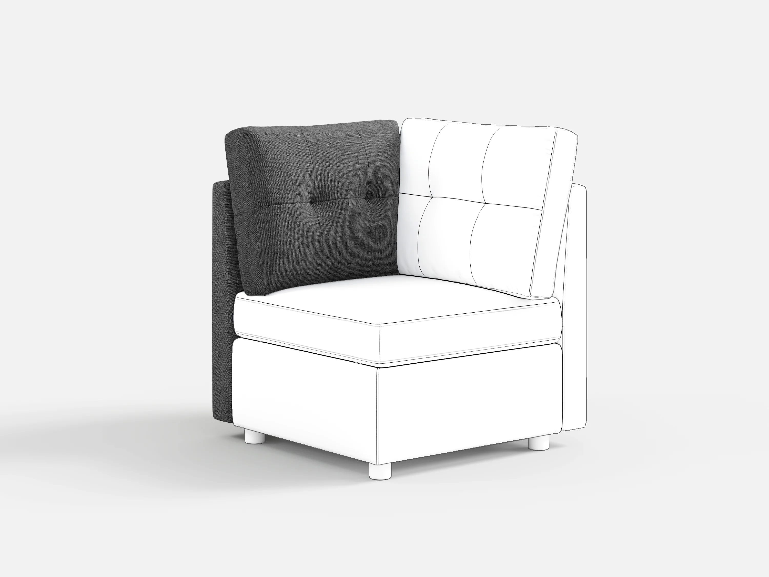 RUBIK III Armrest & Seat & Ottoman & Corner & Seat Cushion & Backrest & Back Cushion - Image 59