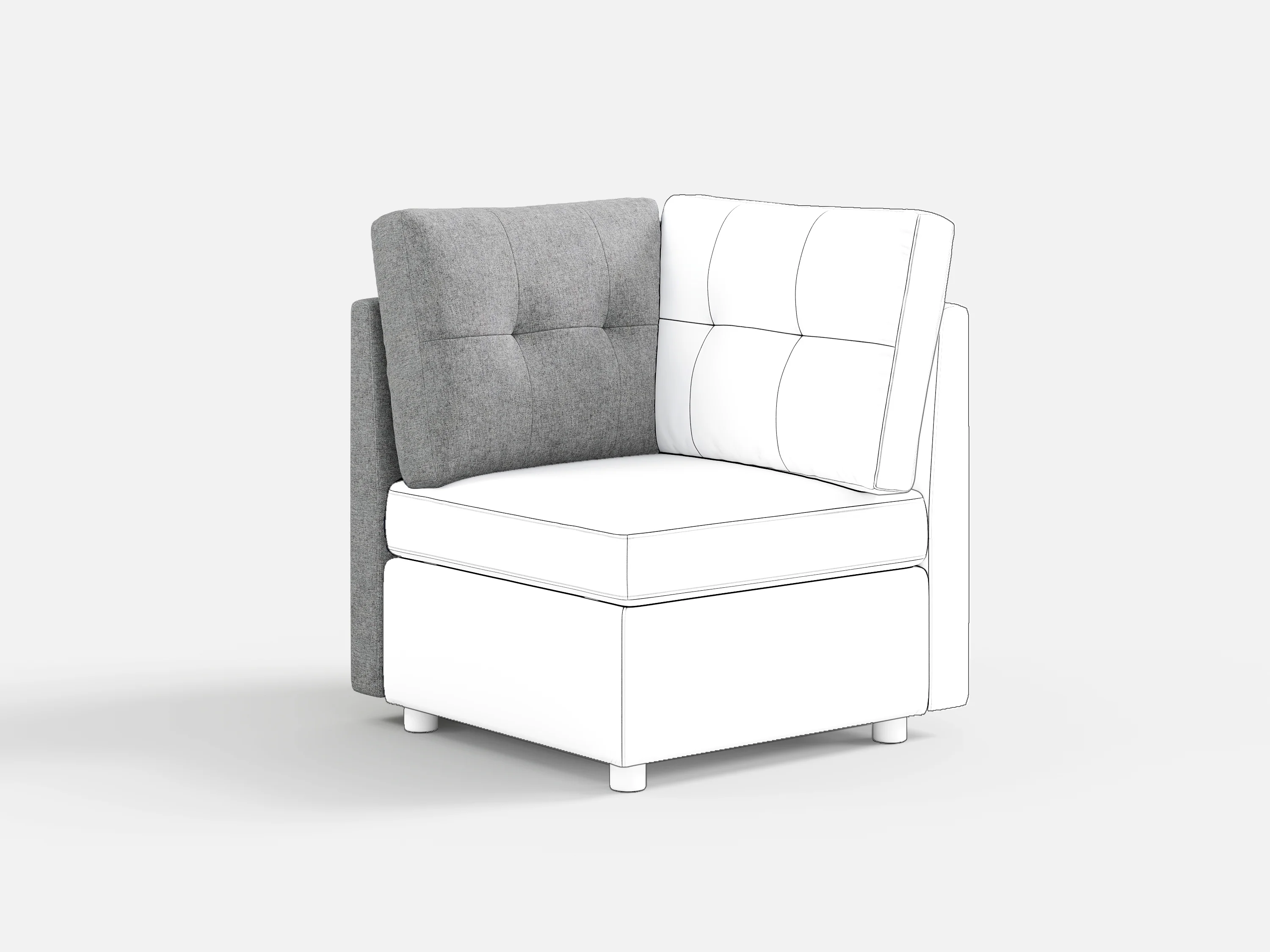 RUBIK III Armrest & Seat & Ottoman & Corner & Seat Cushion & Backrest & Back Cushion - Image 58