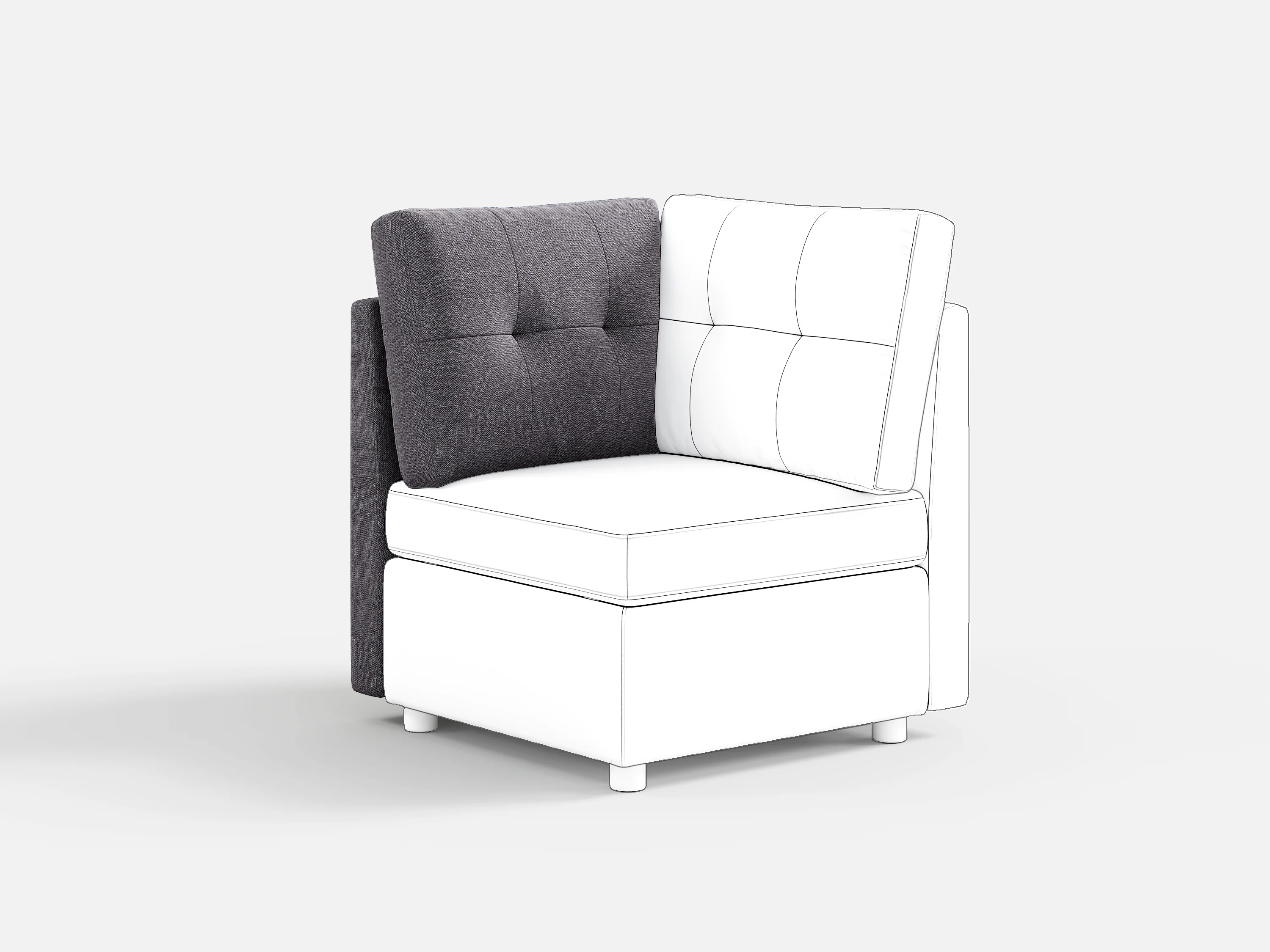 RUBIK III Armrest & Seat & Ottoman & Corner & Seat Cushion & Backrest & Back Cushion - Image 63