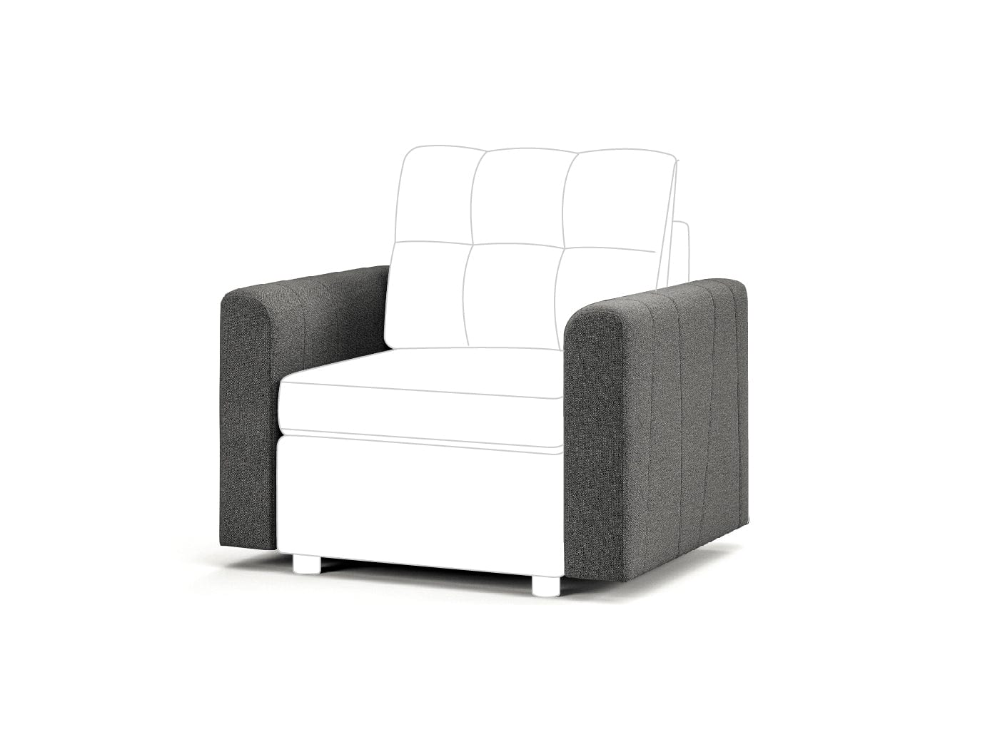 RUBIK III Armrest & Seat & Ottoman & Corner & Seat Cushion & Backrest & Back Cushion - Image 7