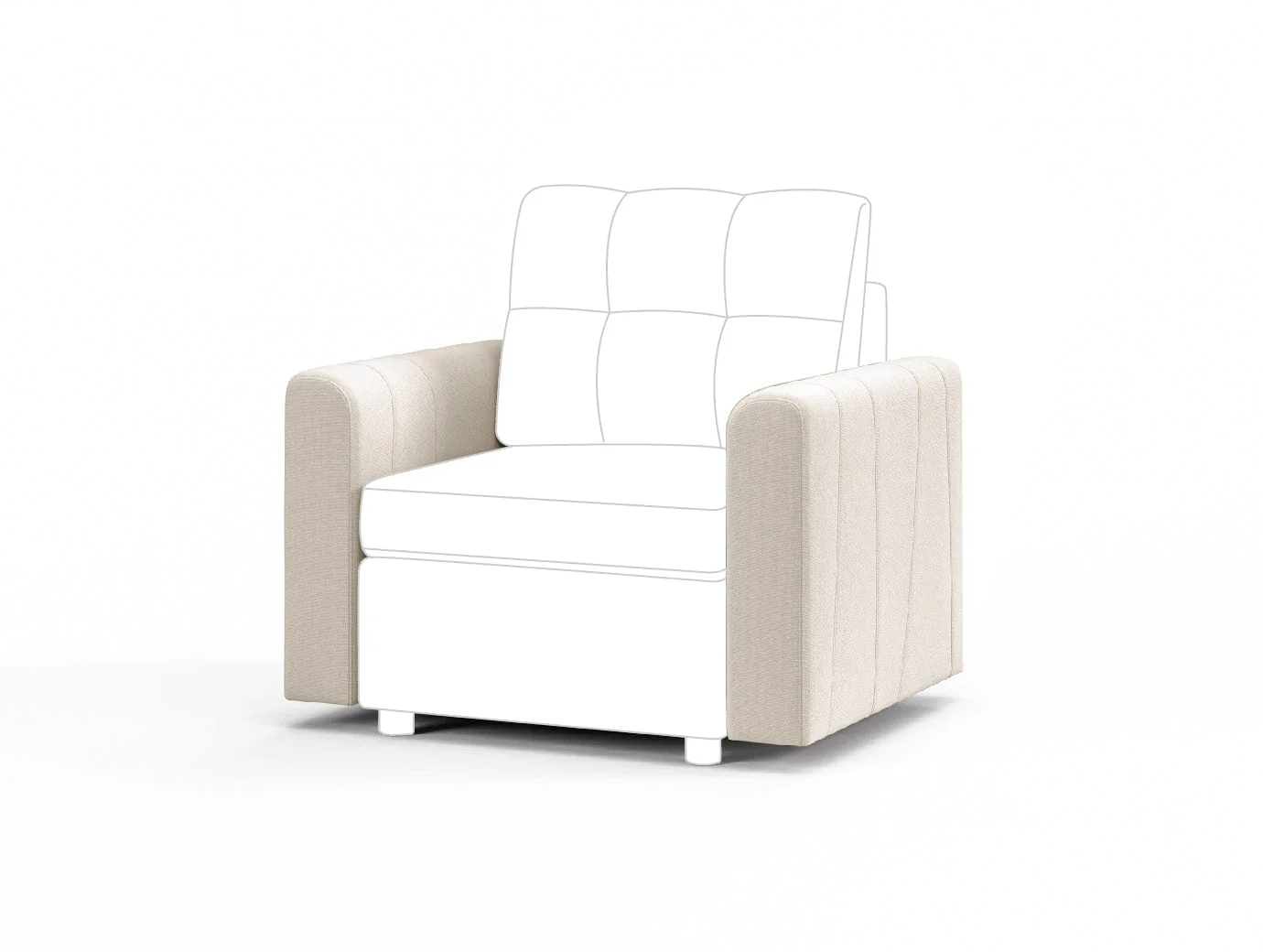 RUBIK III Armrest & Seat & Ottoman & Corner & Seat Cushion & Backrest & Back Cushion - Image 8