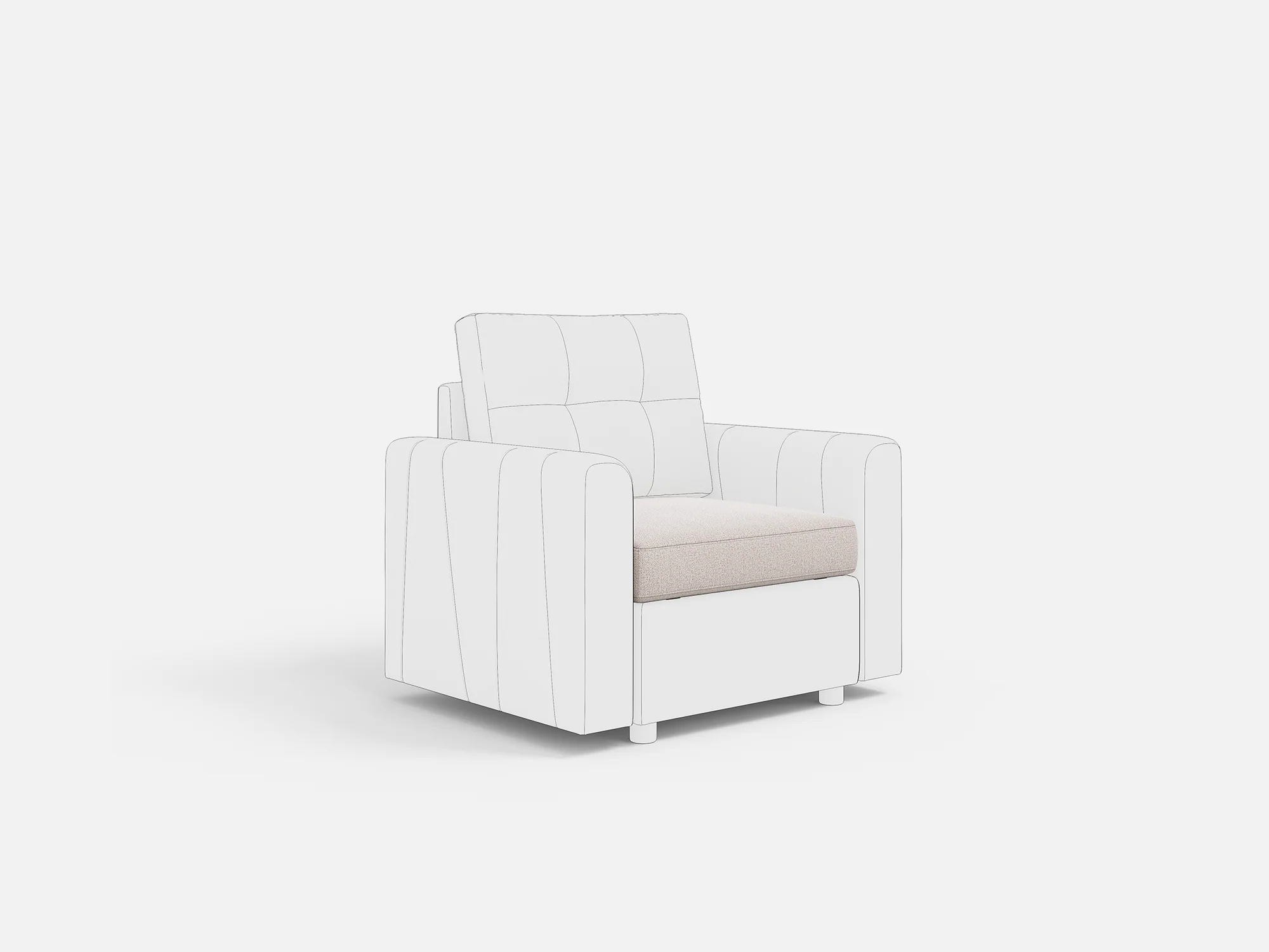 RUBIK III Armrest & Seat & Ottoman & Corner & Seat Cushion & Backrest & Back Cushion - Image 56