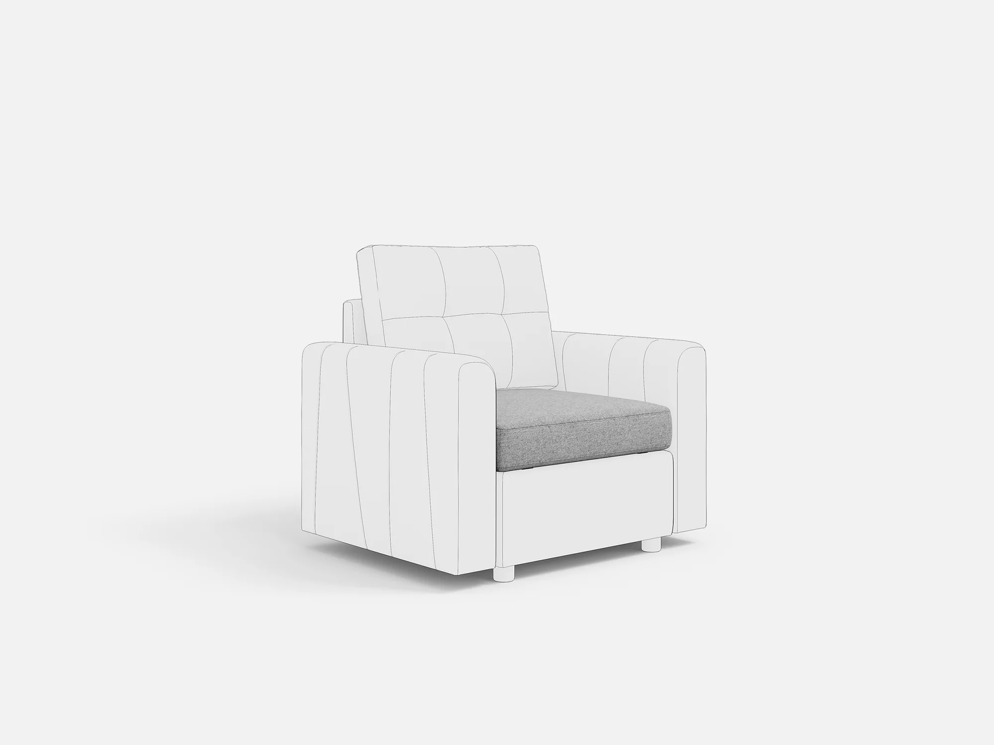 RUBIK III Armrest & Seat & Ottoman & Corner & Seat Cushion & Backrest & Back Cushion - Image 48